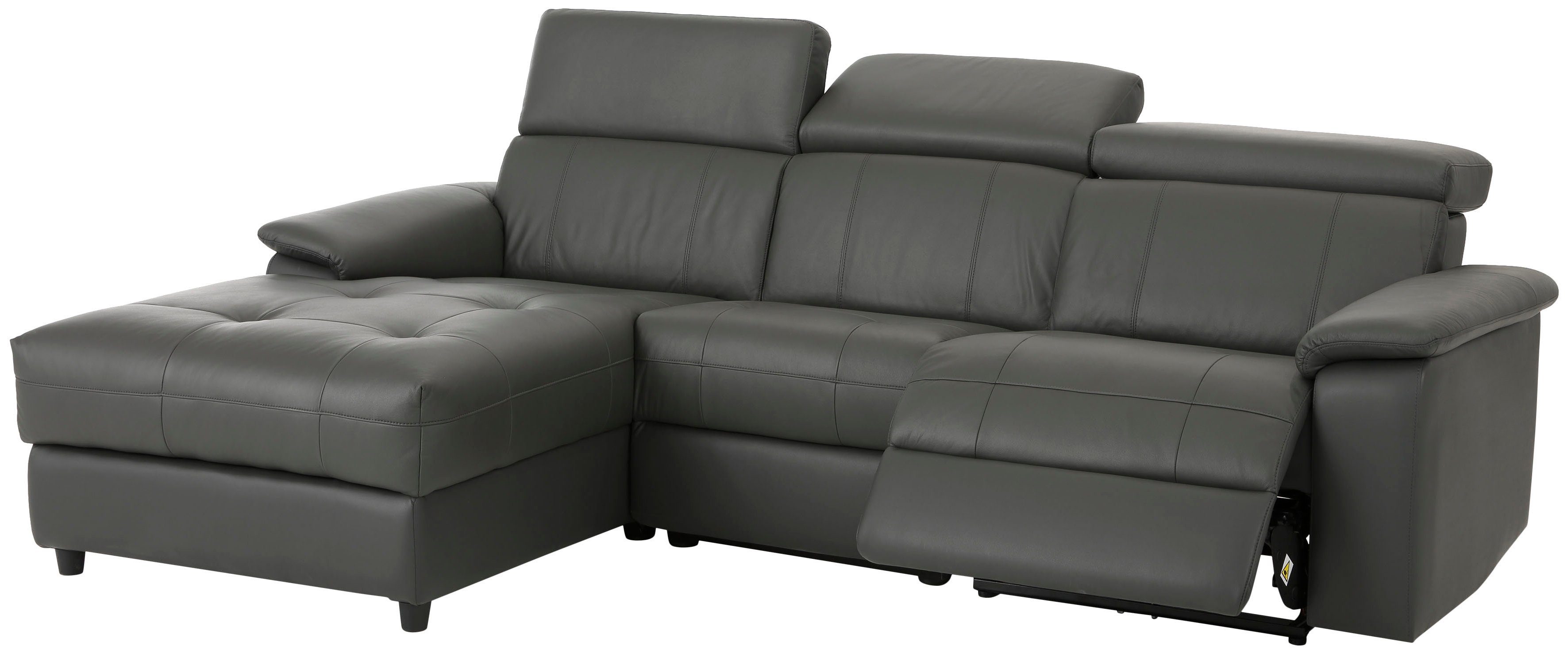 Home affaire Hoekbank Binado, L-vorm, met handmatige of elektrische relaxfunctie met usb-aansluiting