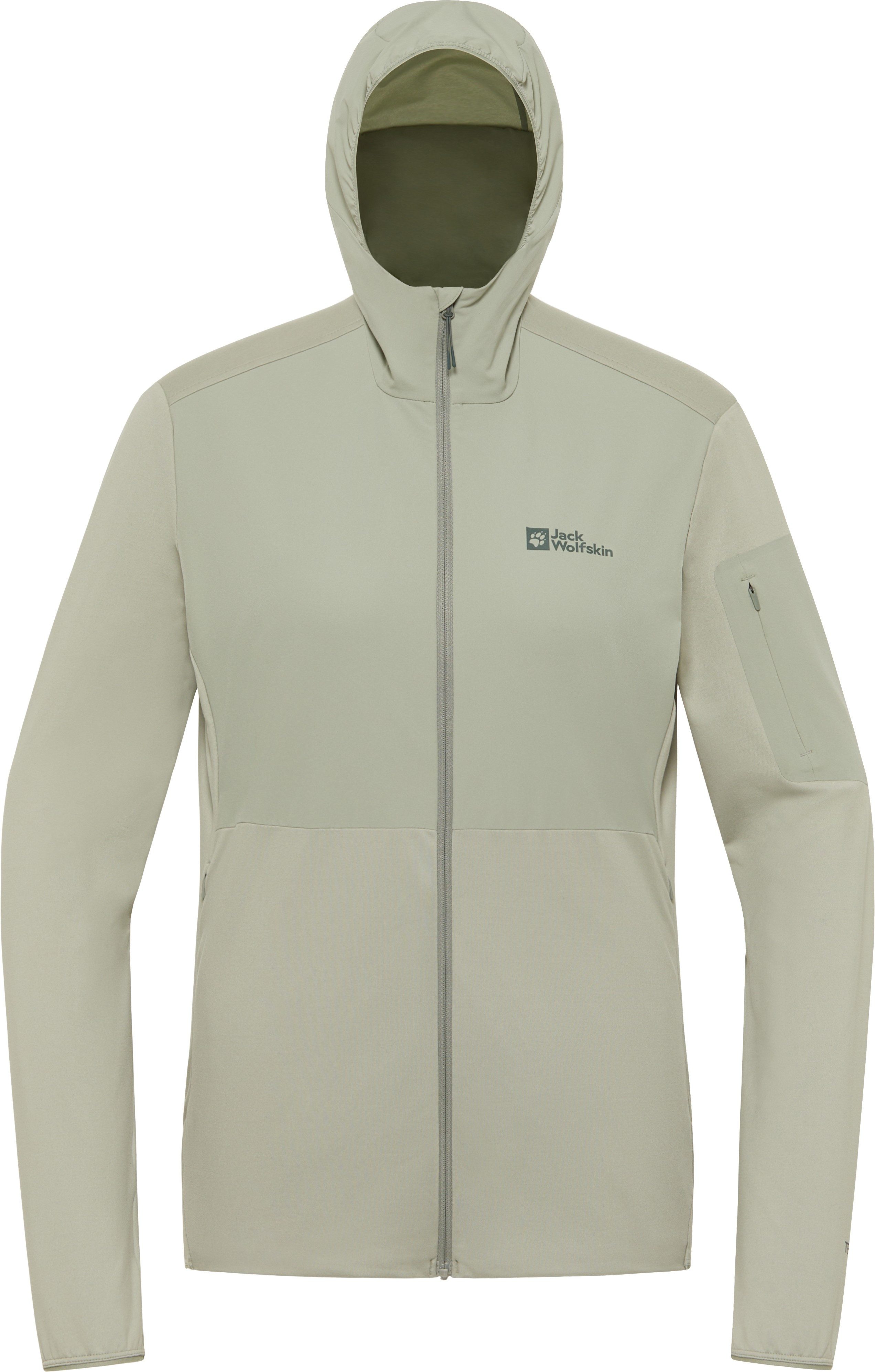 Jack Wolfskin Fleecejack met capuchon PRELIGHT TRAIL HOODY W