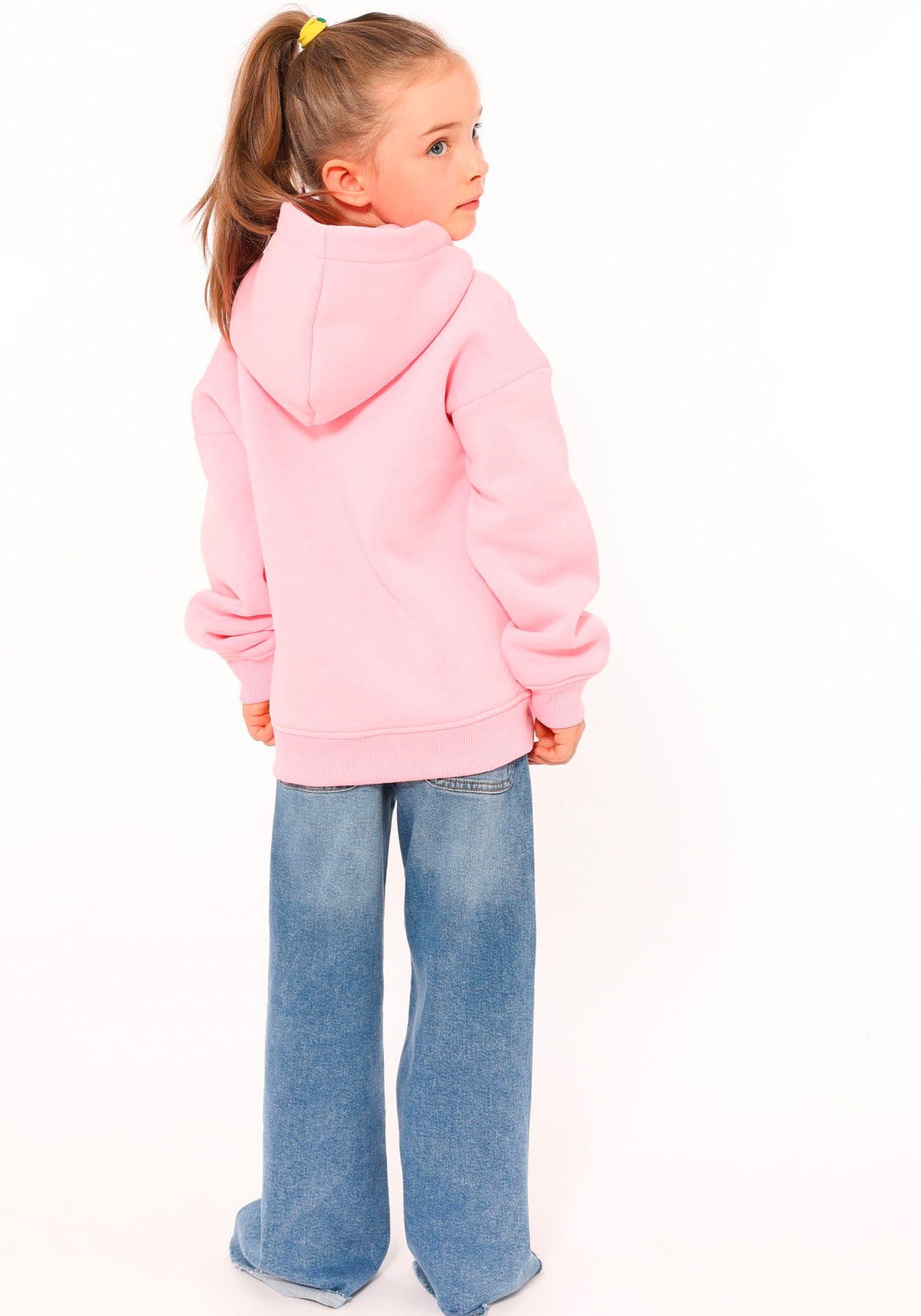 Zwillingsherz Hoodie Kelly-Kids met rond leeuwmotief voor meisjes