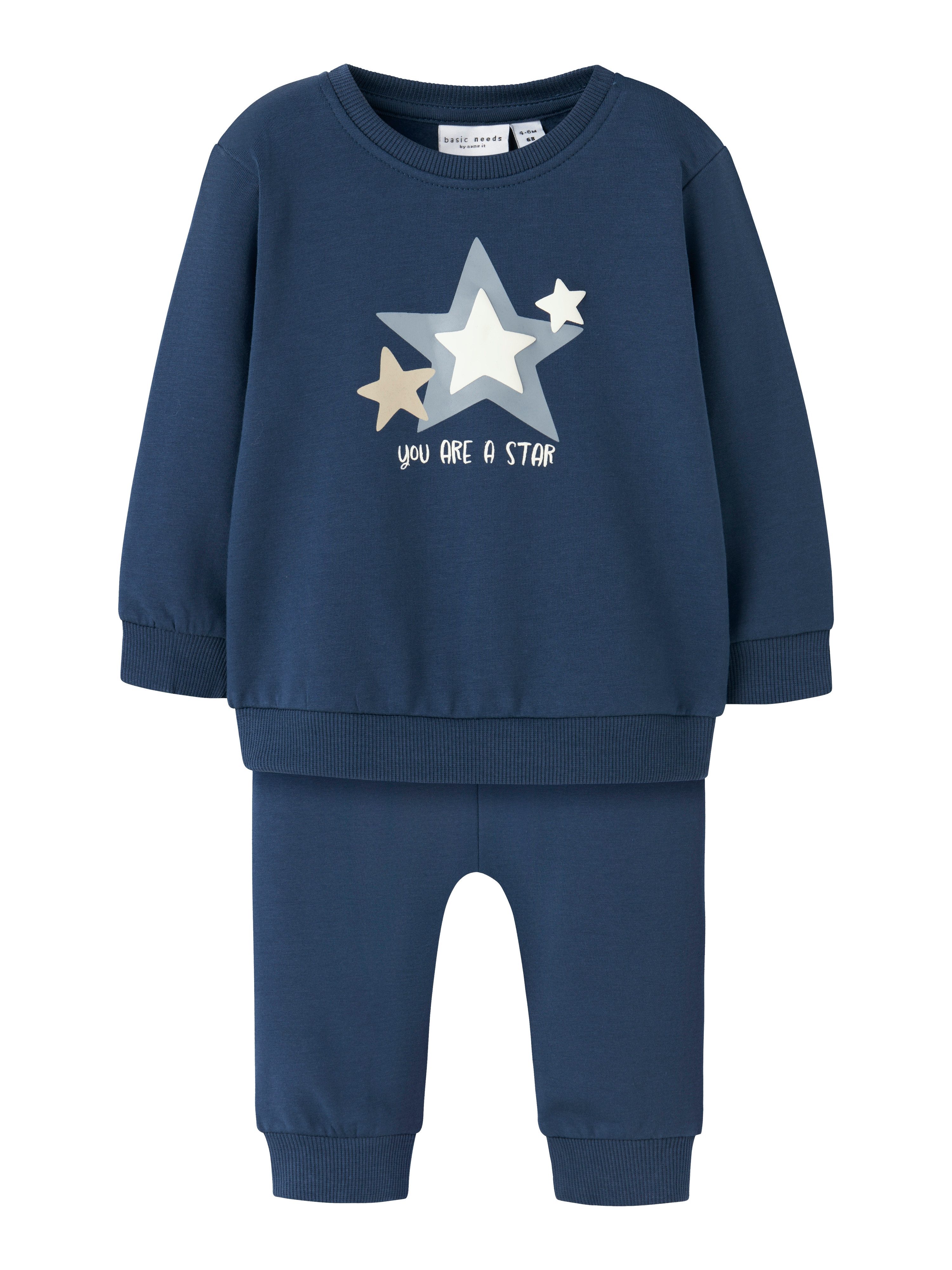 Name It Sweatshirt NBMVONNE LS SWEAT BOX BRU SET (set, 2-delig)