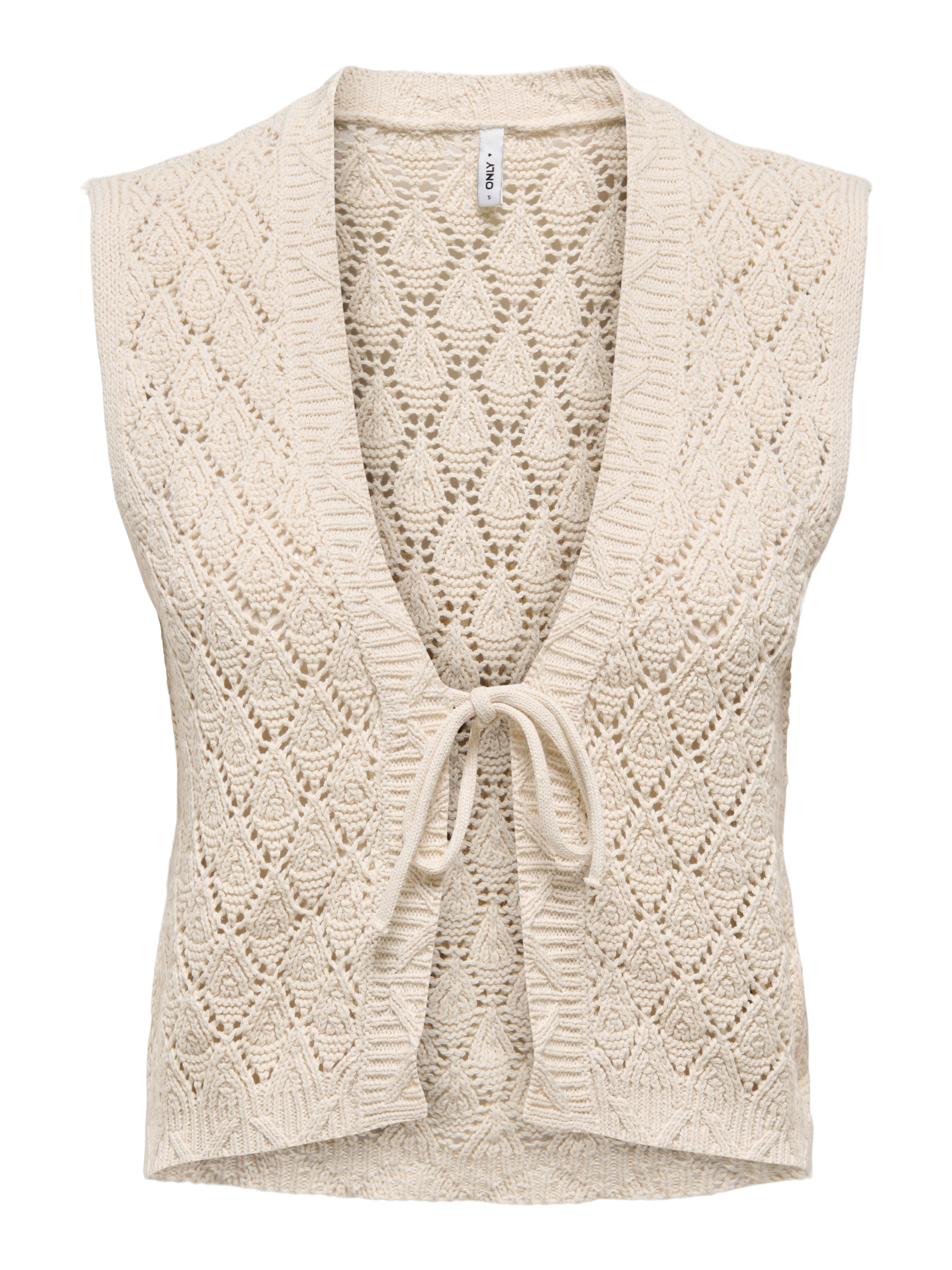 Only Vest ONLCHILI S/L STRING CARDIGAN KNT