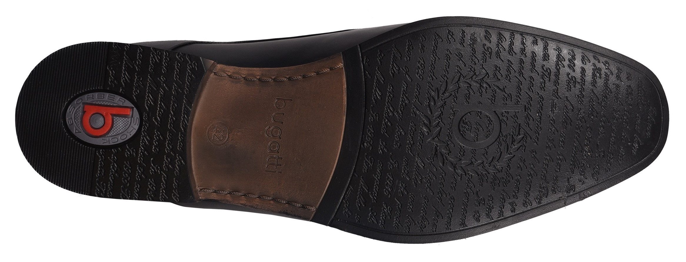 Bugatti Veterschoenen , blokhak, avondschoen, zakelijke schoen, feestdag schoen, logo-embossing