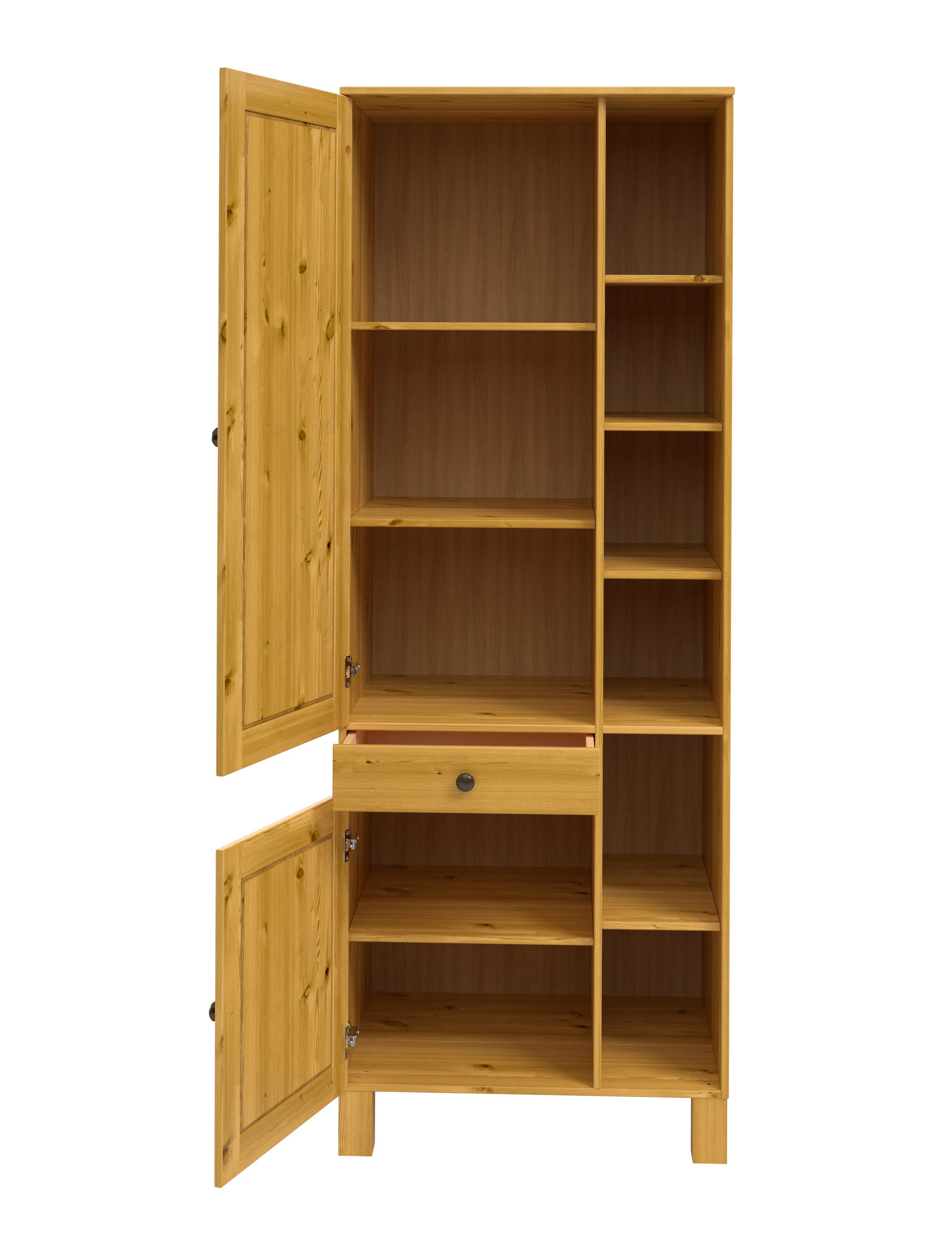 Home affaire Hoge kast Alby2 Met metalen grepen, breedte 75 cm