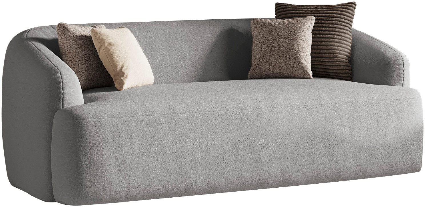 INOSIGN 2-zitsbank Nergal, eenpersoonsbank Breedte 217cm, organisch design Modern ontwerp, eenvoudige uitstraling, stijlvolle blikvanger in de woonkamer