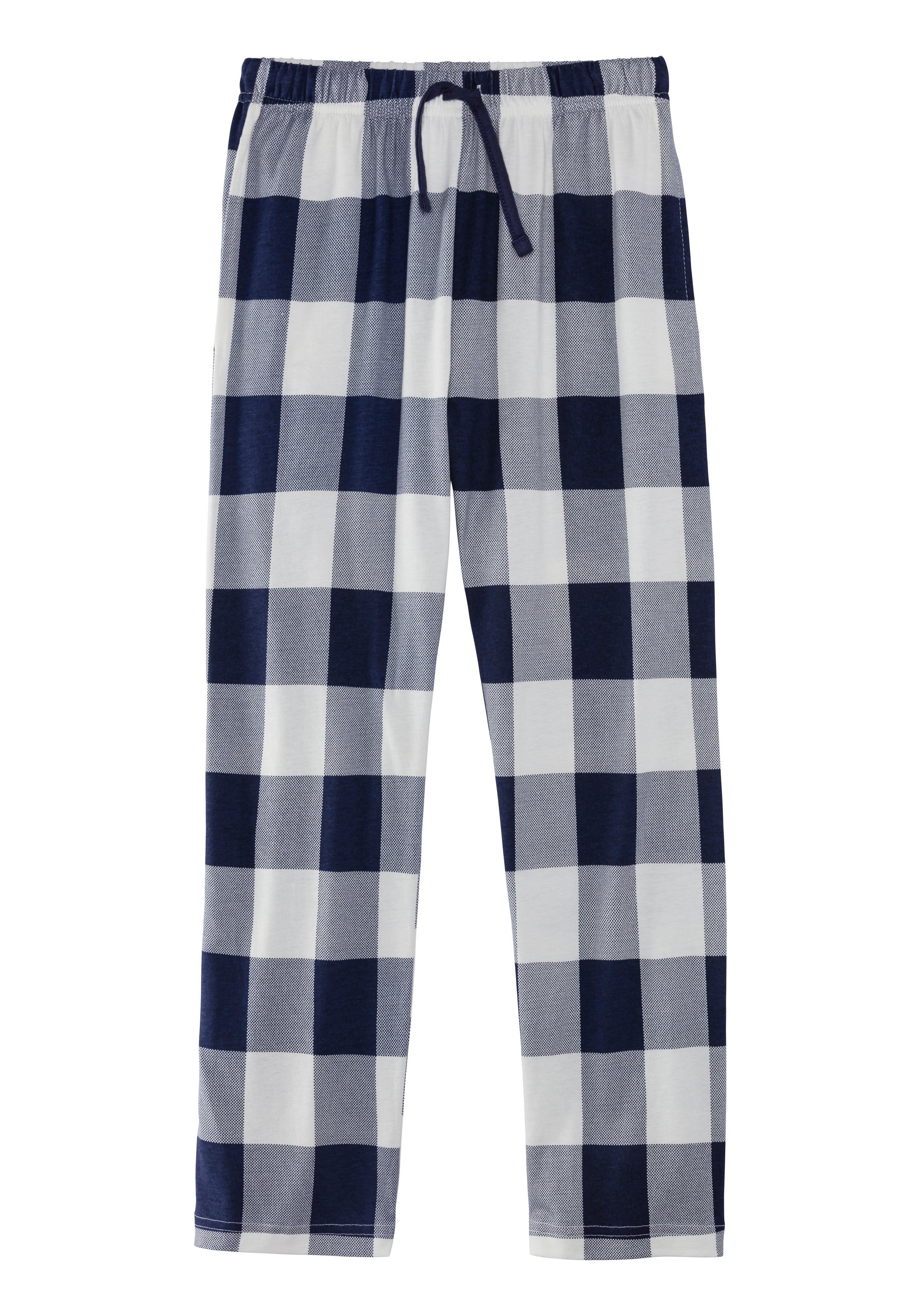 Buffalo Pyjama Pyjama in coole ruitlook (set, 2-delig, 1 stuk)