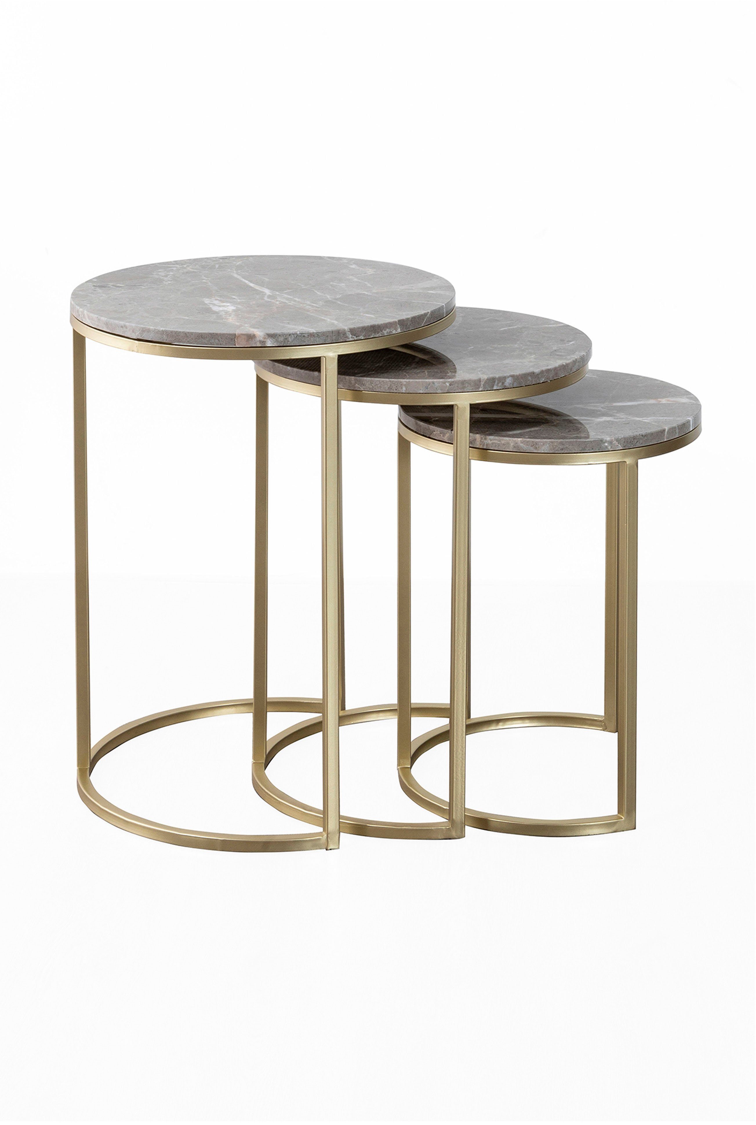 Kayoom Bijzettafel Tria 125 3-delige set, fascinerend en verfrissend (set, 3 stuks)