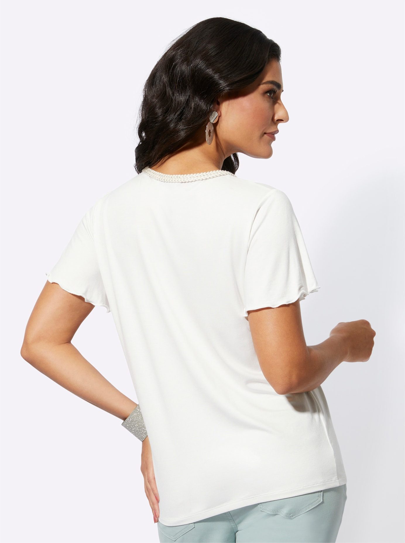Creation L Shirt met V-hals Shirt (1-delig)