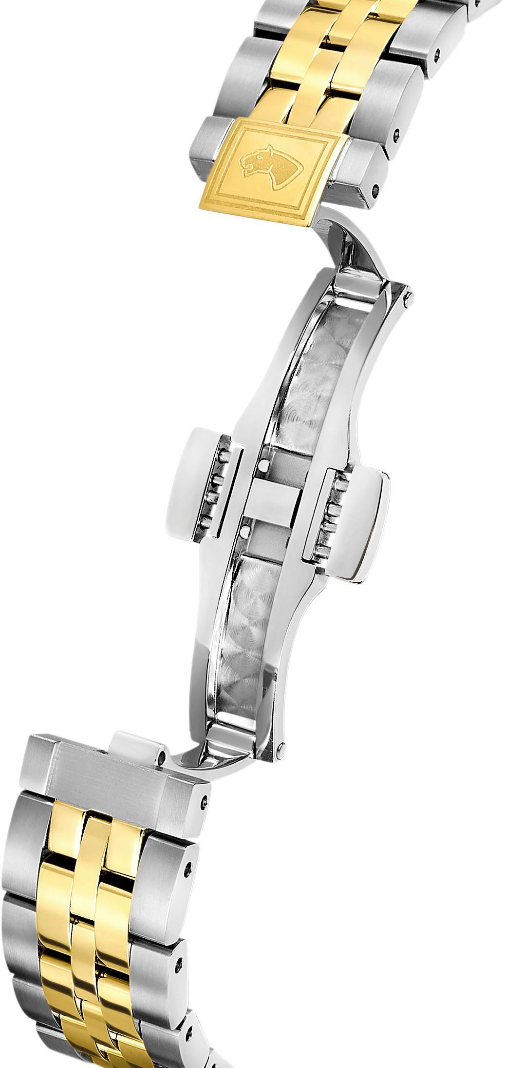 Jaguar Automatisch horloge Polshorloge, dameshorloge, open balans in hartvorm, saffierglas, Swiss Made