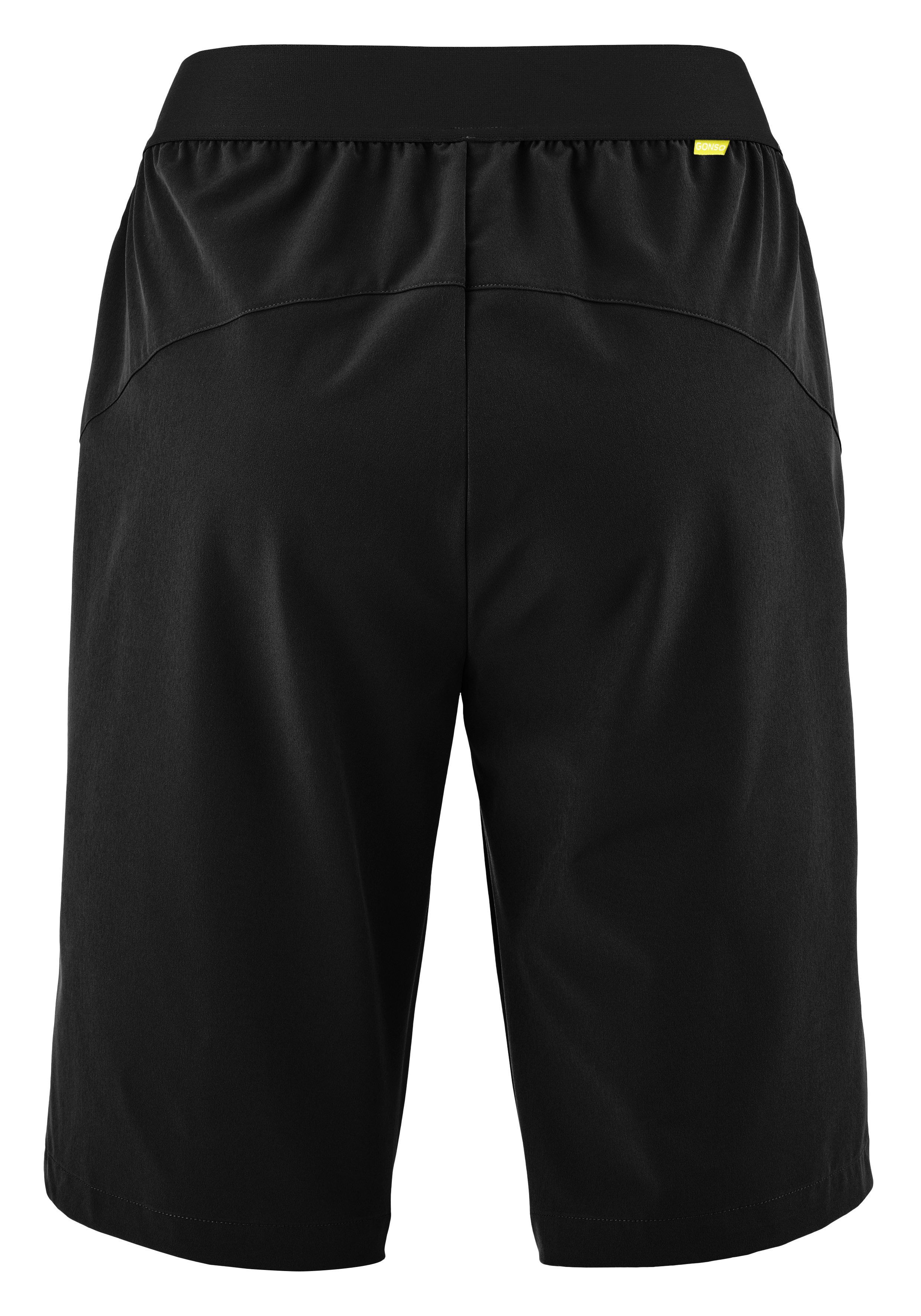 Gonso Fietsbroek SIMPLITA Dames bike-shorts, lichte fietspants met elastische band en ritszak