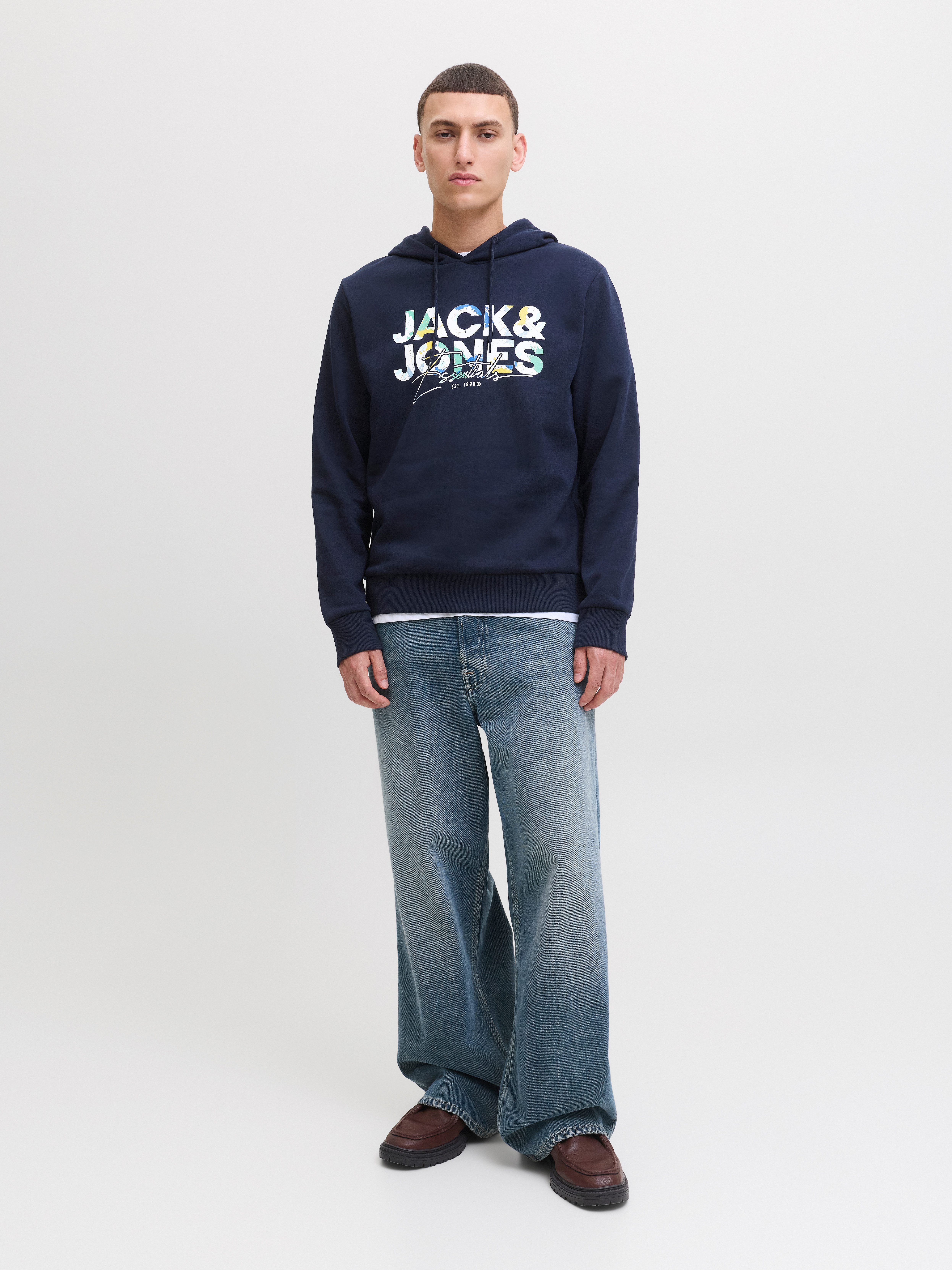 Jack & Jones Hoodie JJGEPLAS SWEAT HOOD
