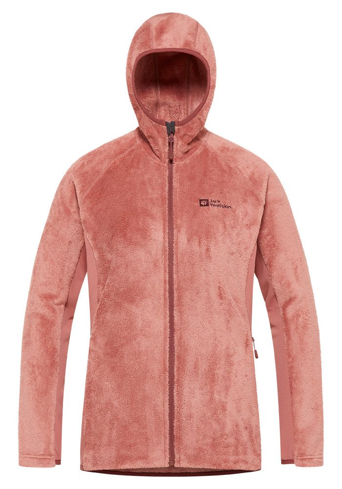 Jack Wolfskin Fleecejack ROTWAND HOODED FZ W
