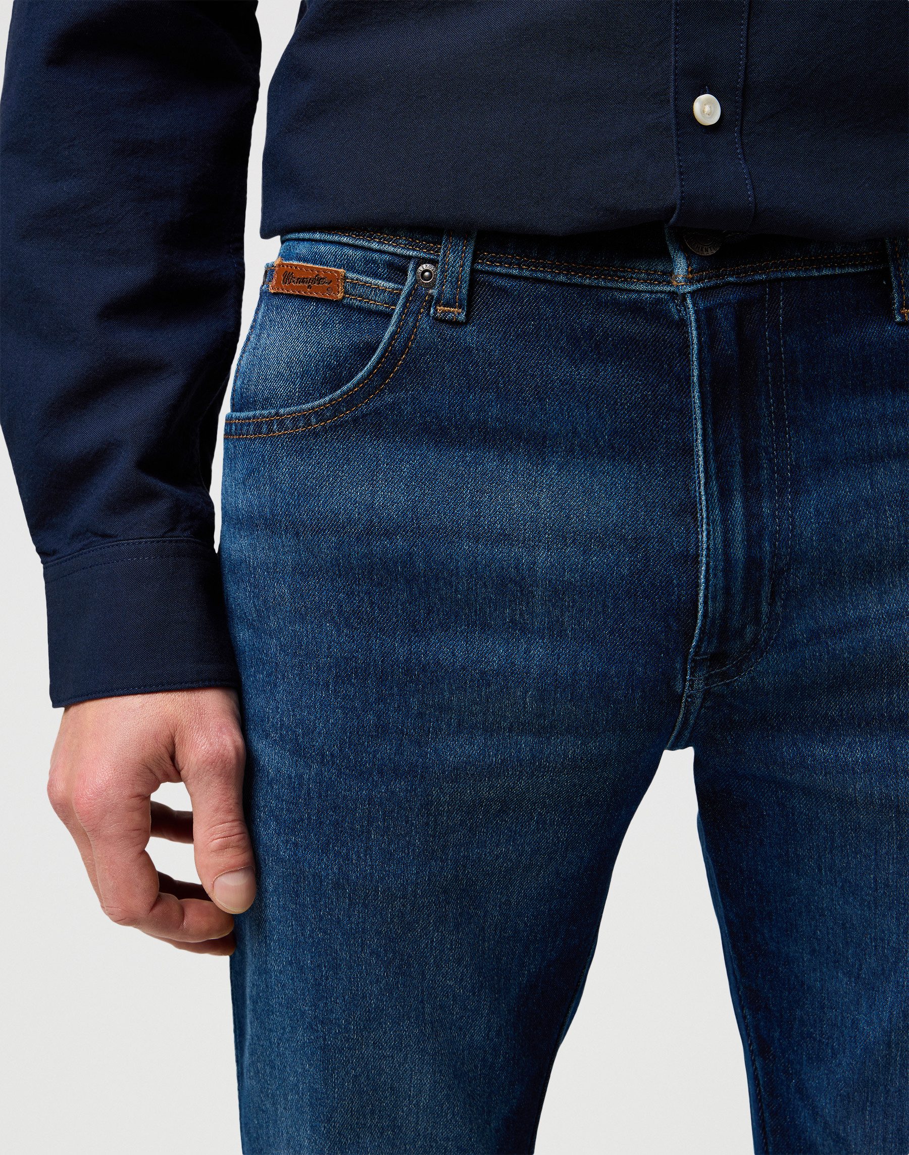 Wrangler Slim fit jeans Texas Slim met elastaan
