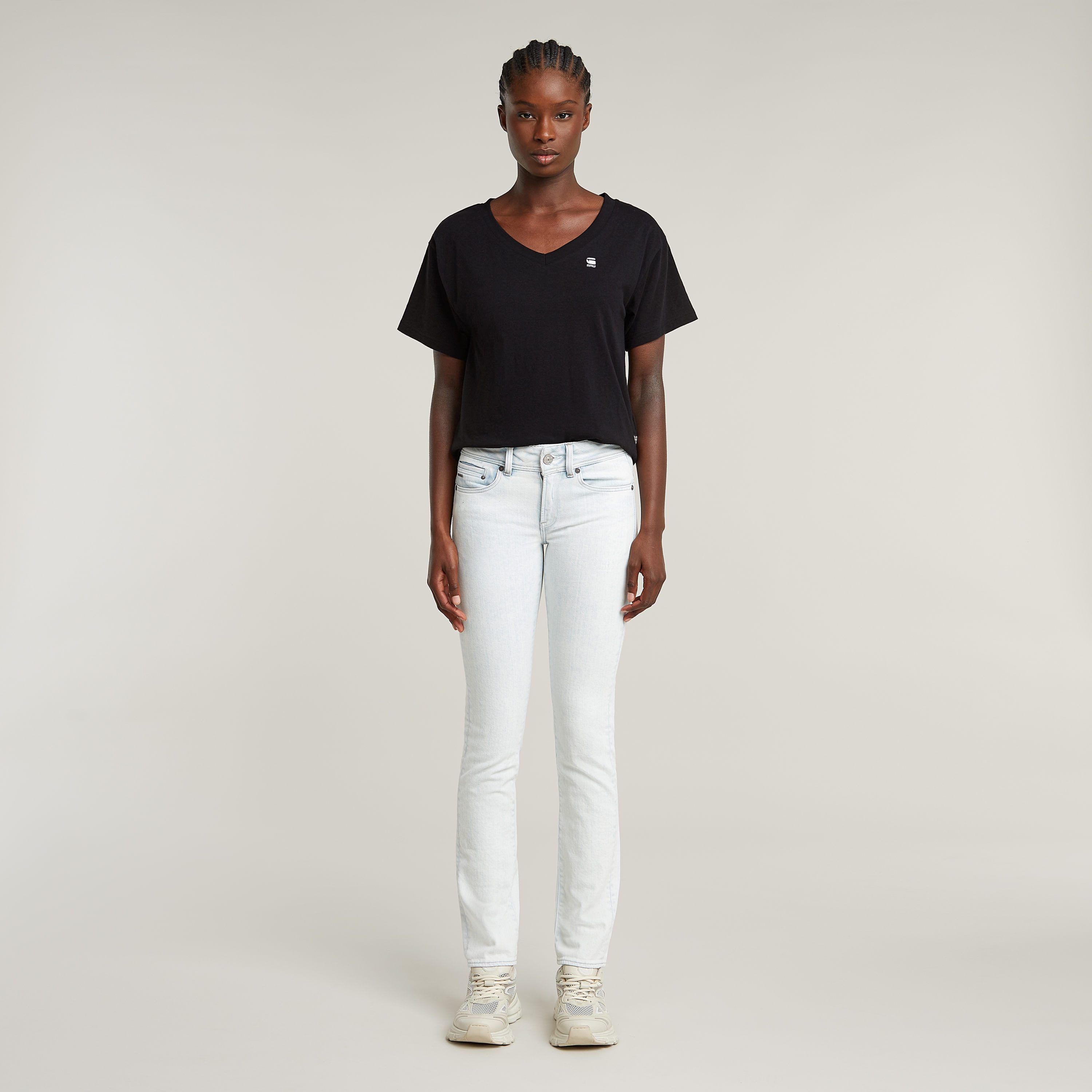 G-Star RAW Shirt met V-hals Open V Relaxed
