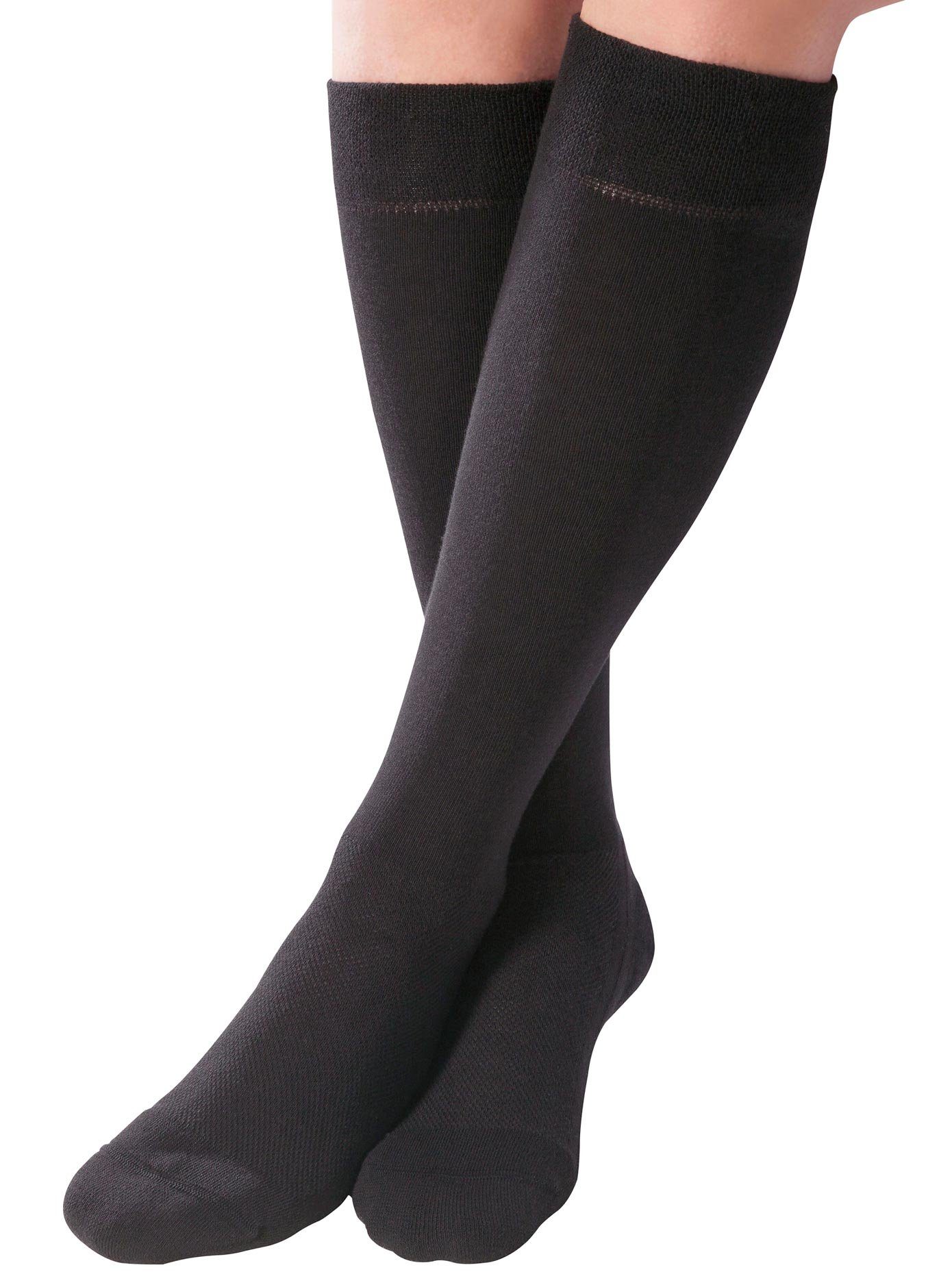 OTTO Kniekousen (2 paar) unisex sokken maat 2 zwart
