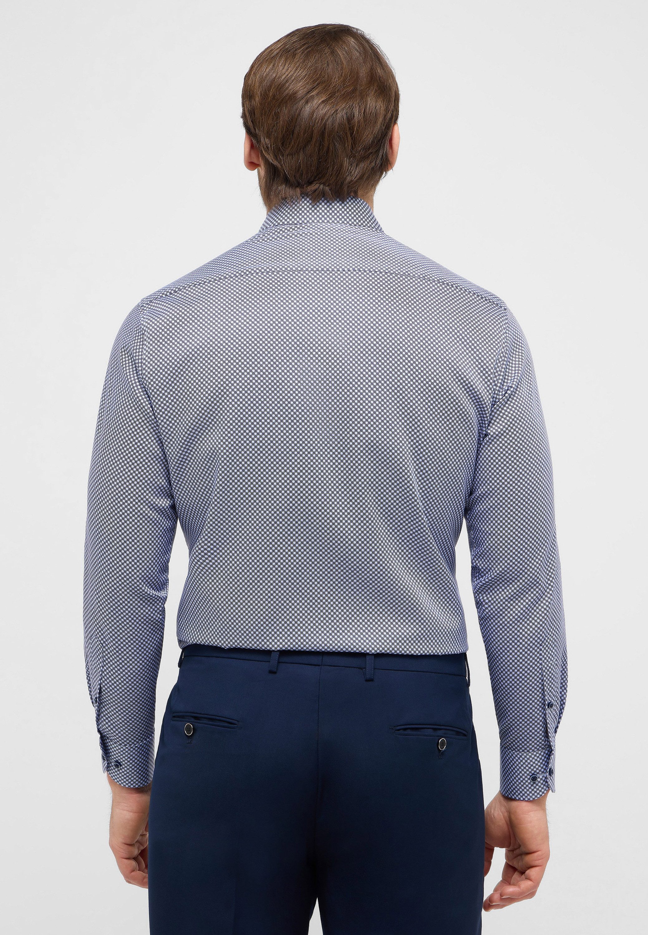 Eterna Overhemd met lange mouwen Comfort fit NON IRON (strijkvrij)