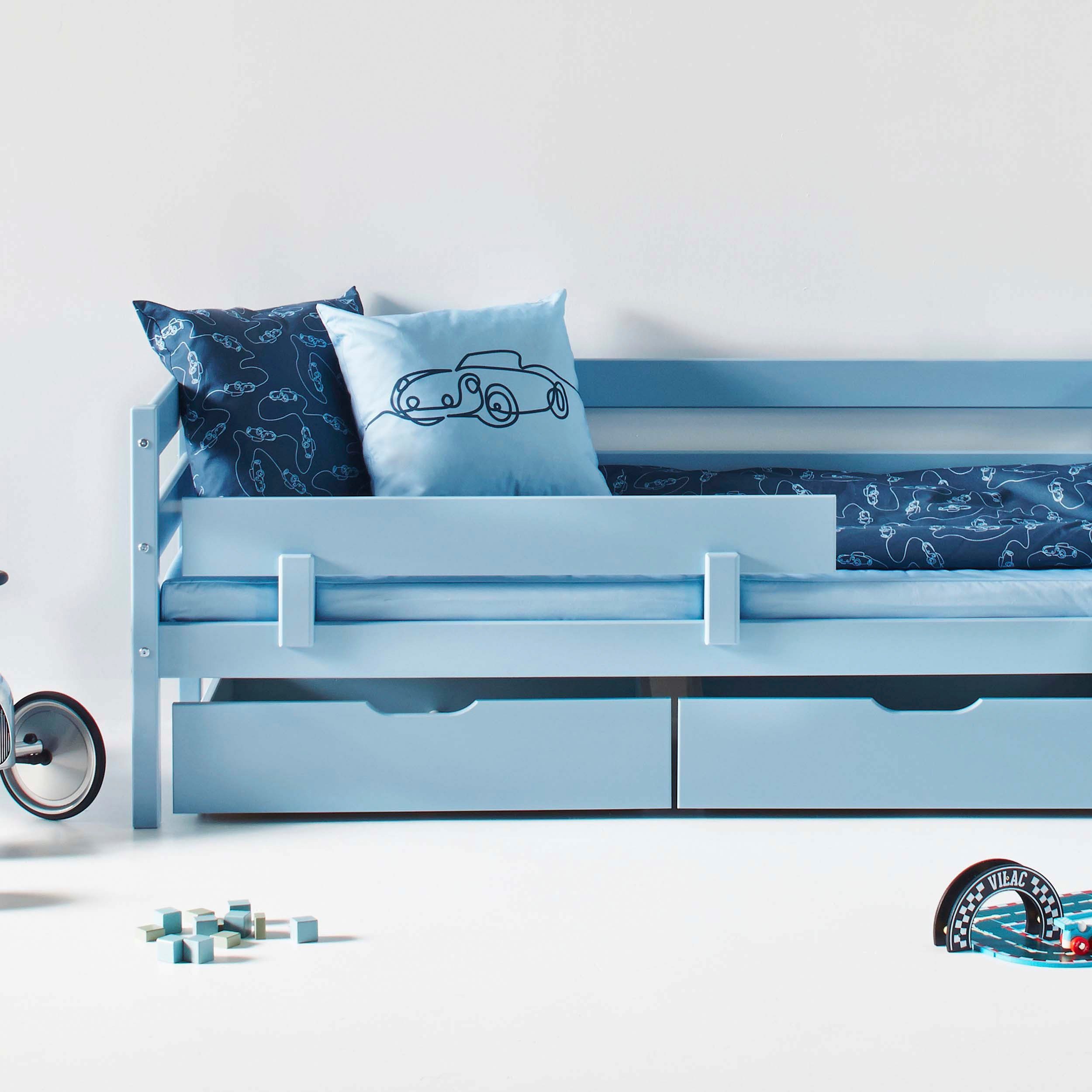 Hoppekids 1-persoonsledikant ECO Comfort kinderbed, massief grenenhout, tienerbed inclusief lattenbodem (set)