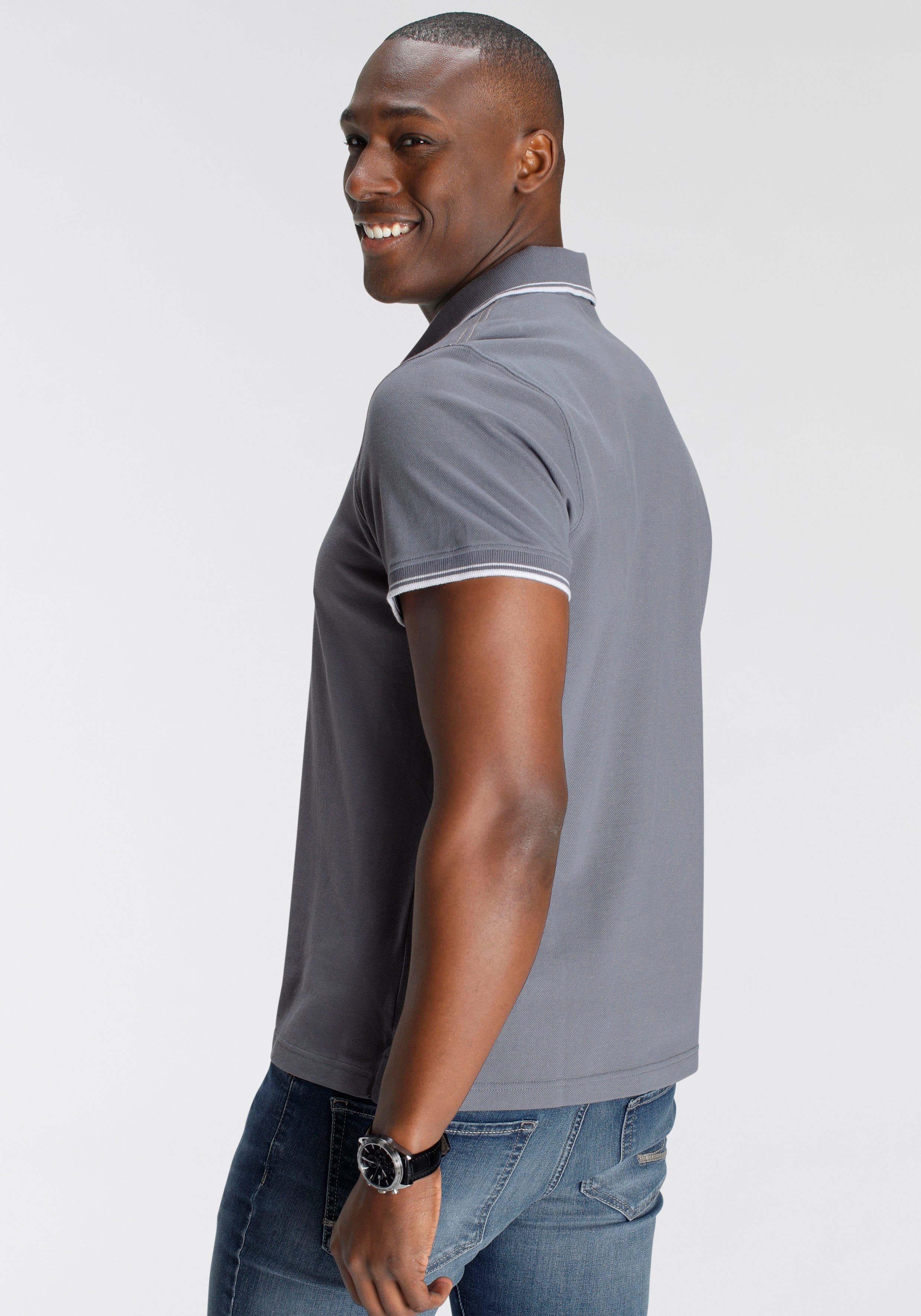 DELMAO Poloshirt Korte mouwen, losse pasvorm, polokraag, voor tennis of golf