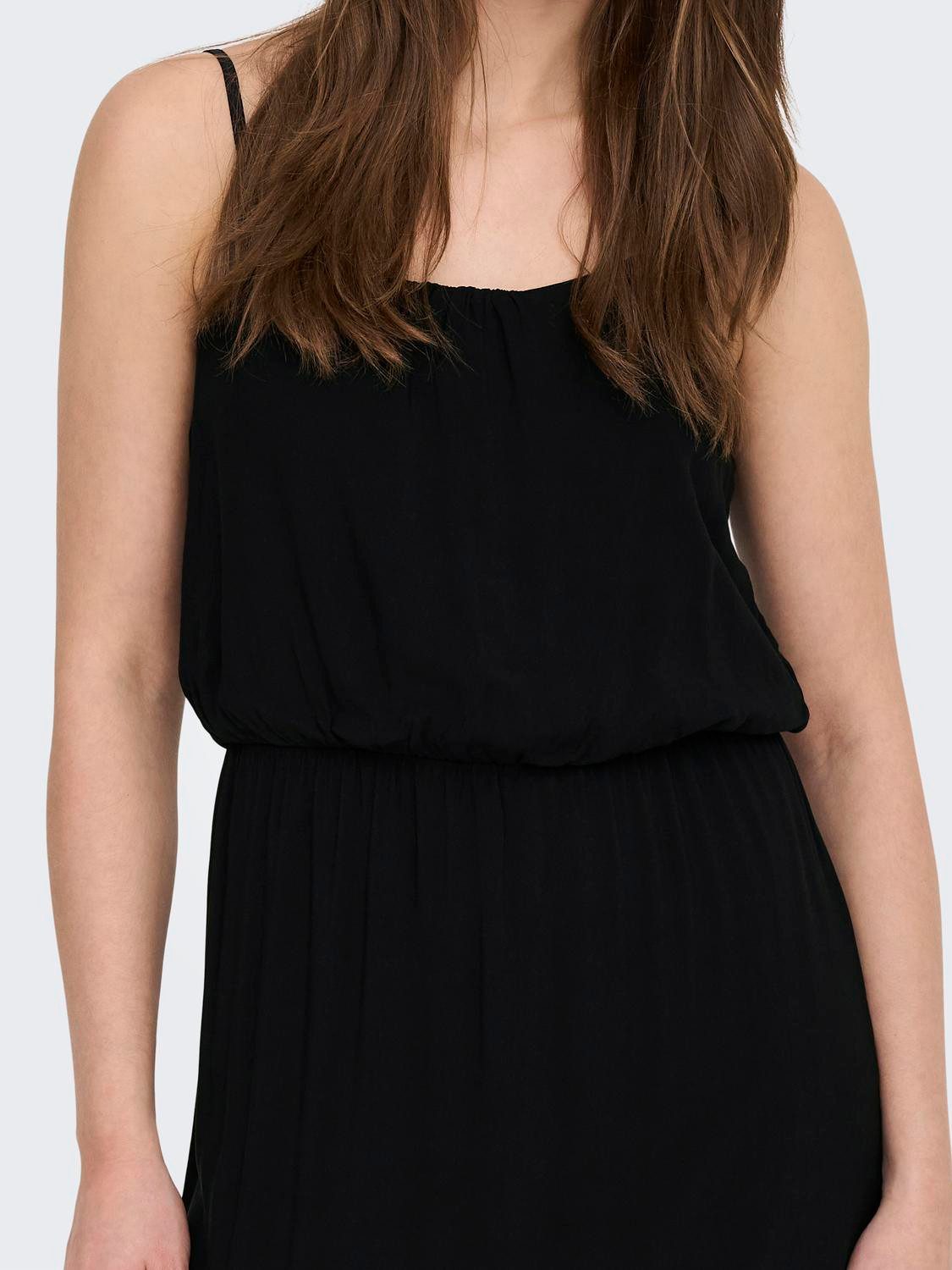 Only Maxi-jurk ONLNOVA LIFE VIS STRAP MAXI DRESS SOLID