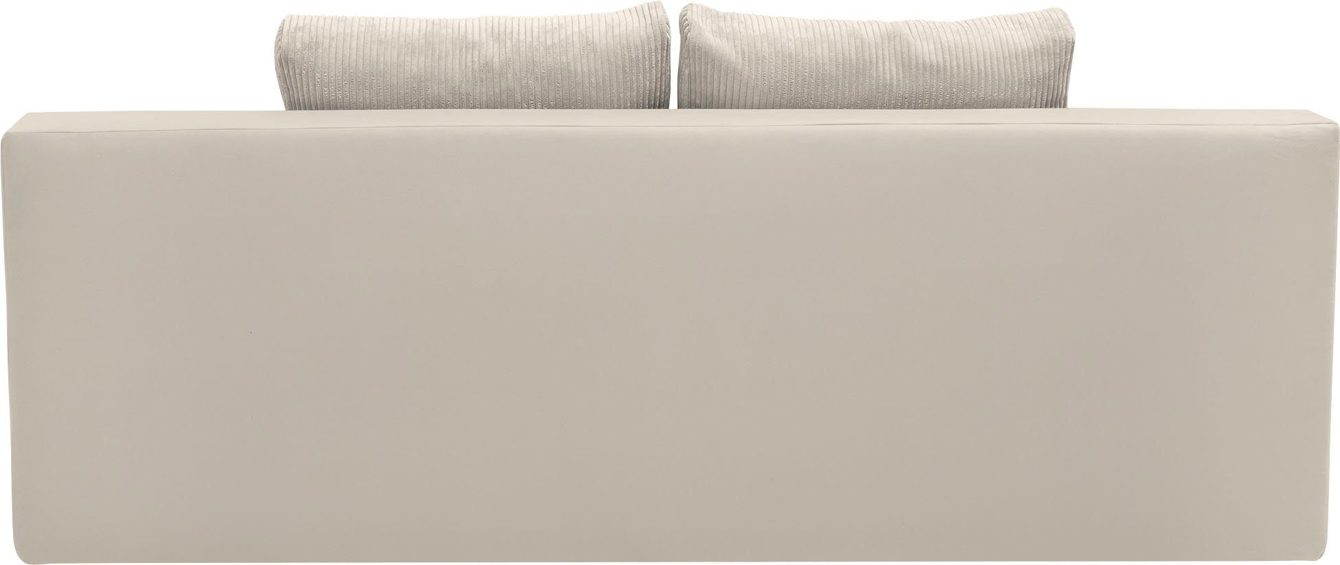 COLLECTION AB Slaapbank Chicago met slaapbank functie en bedbox, in mix van fluweel en ribfluweel
