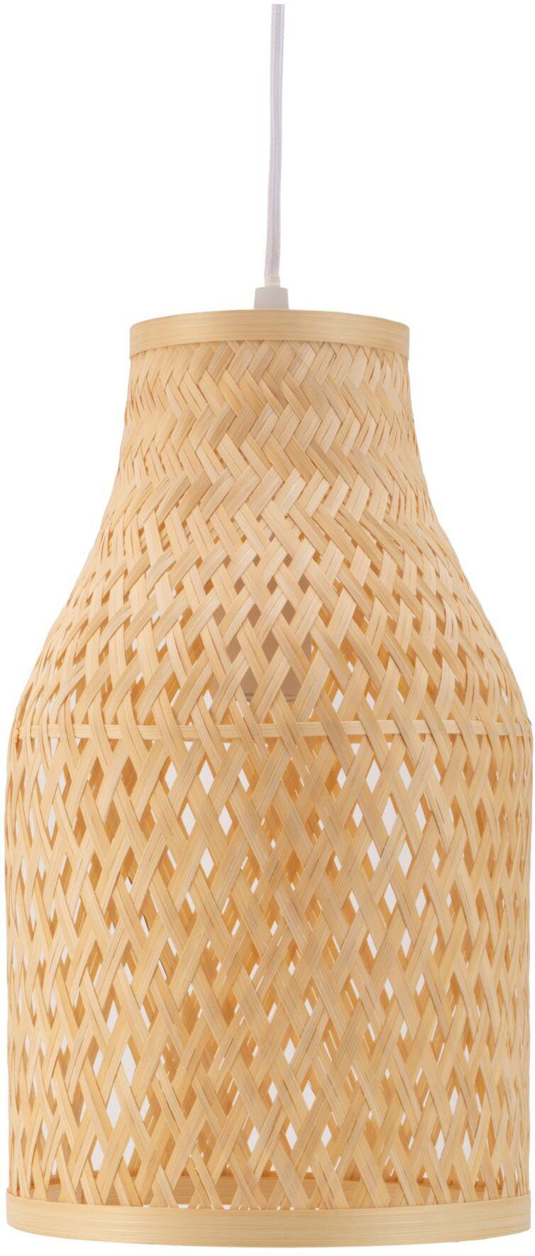Pauleen Hanglamp Woody Romance max20W beige/wit 230V bamboe/metaal