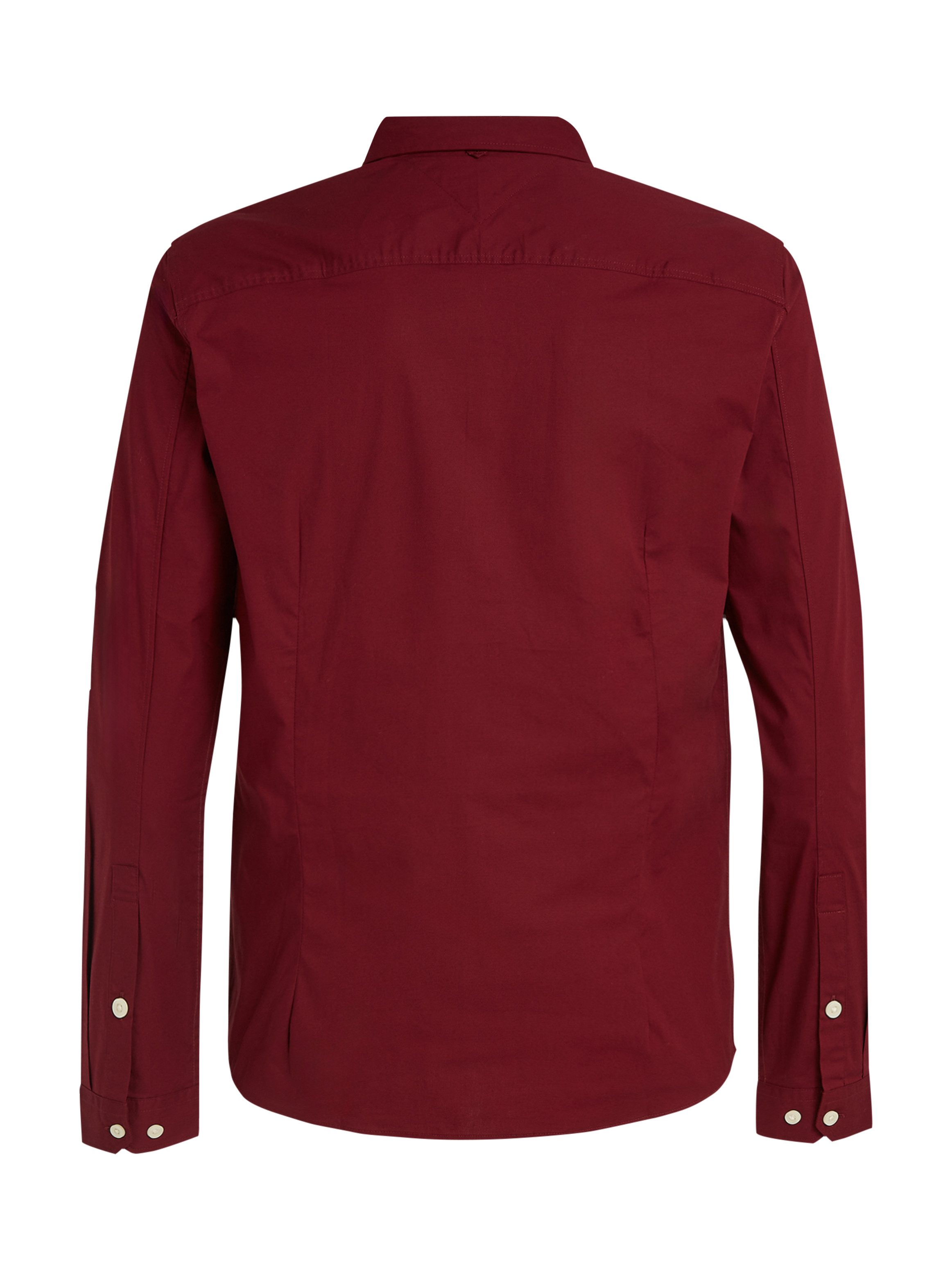 TOMMY JEANS Overhemd met lange mouwen Sabim Stretch Hemd Shirt Stretch shirt, premium, slim fit, met elastaan