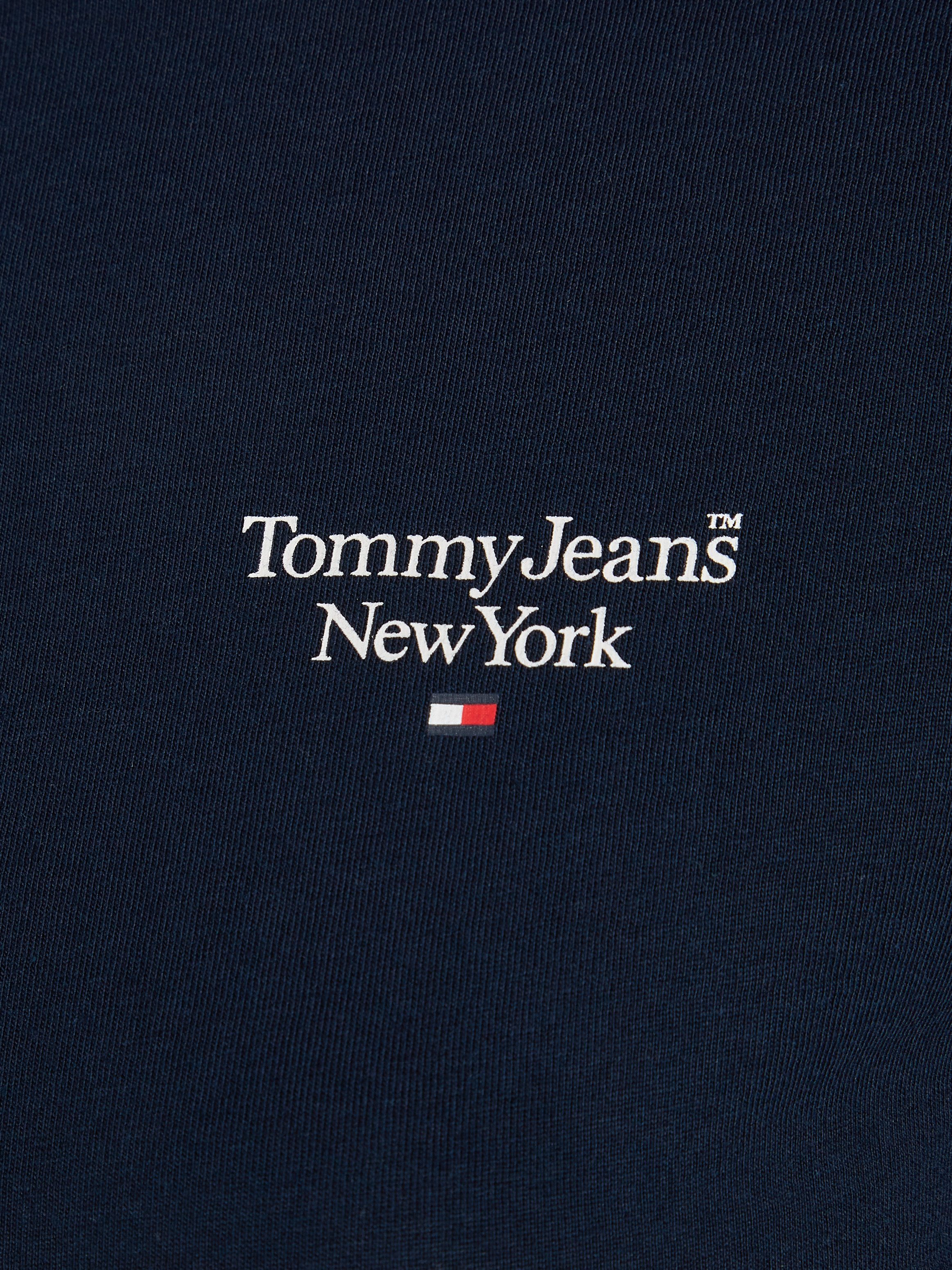 Tommy Jeans Curve T-shirt TJW SLIM ESSENTIAL LOGO 2 LS EXT in grote maten met logo-opschrift