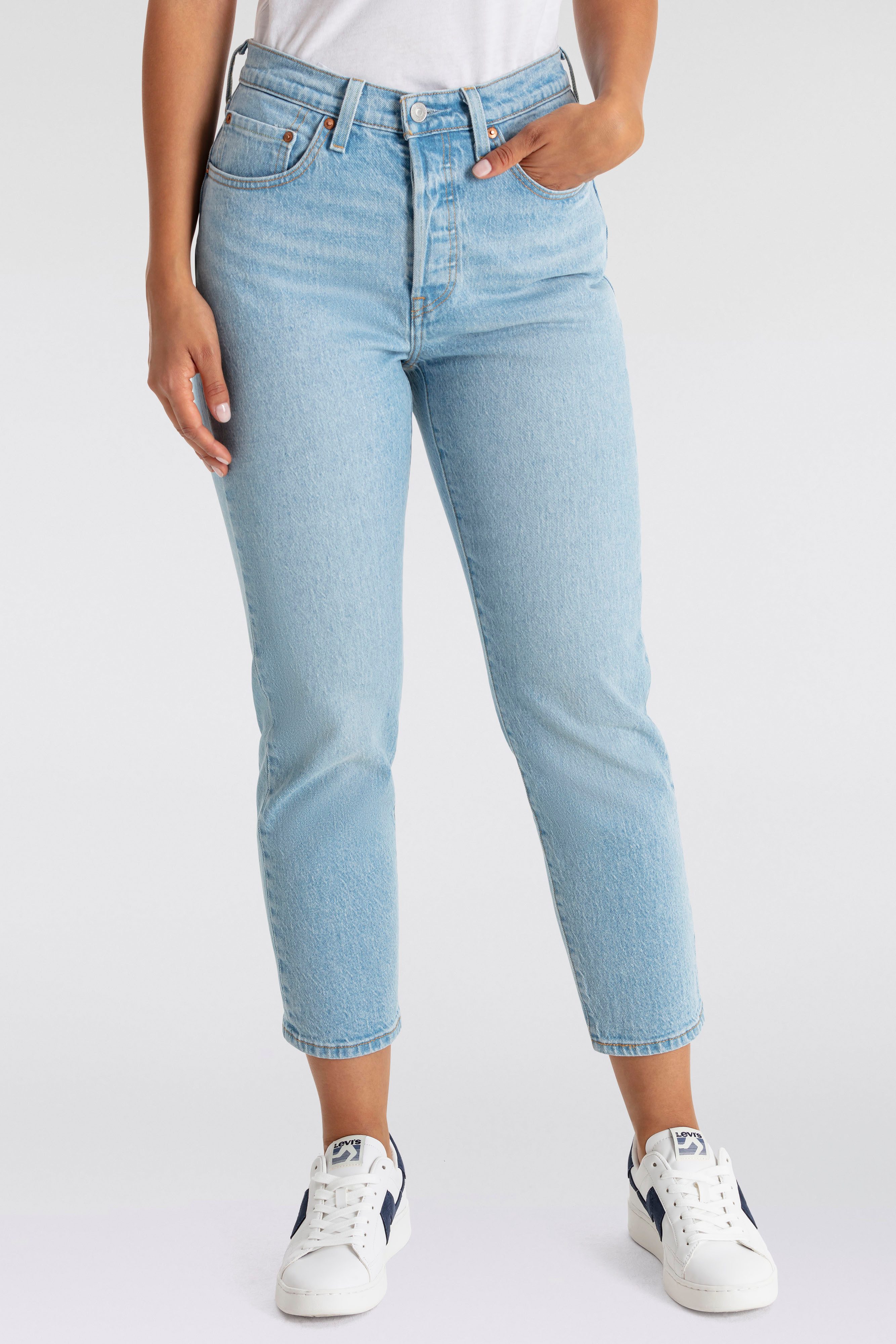 Levi's 7/8 jeans 501 CROP 501 collectie, 5-pocket-stijl