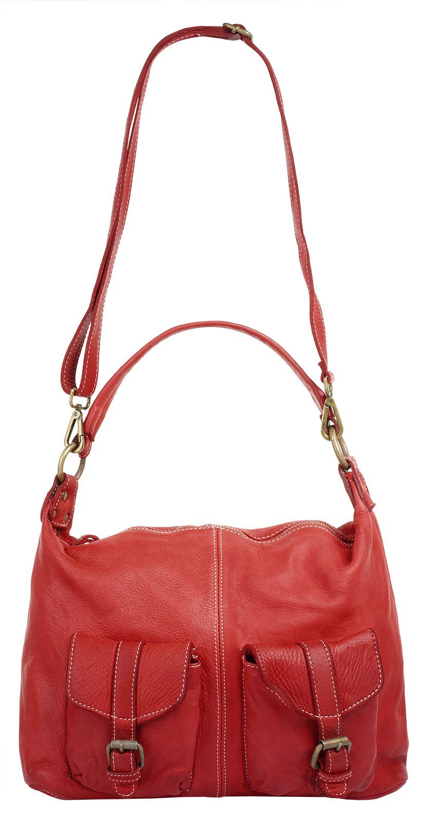 Cluty Shopper echt leer, made in italy
