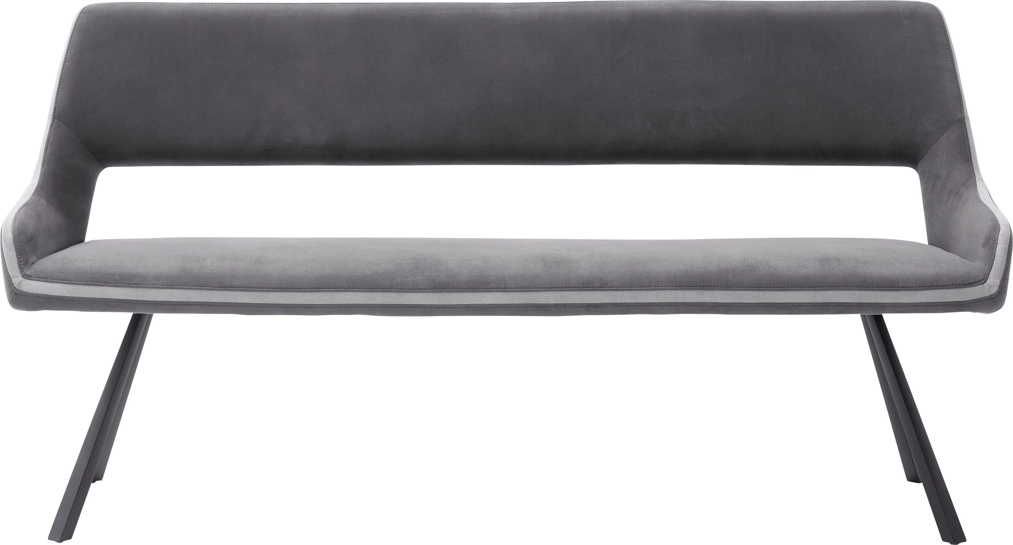 MCA furniture Zitbank Bayonne tot 280 kg belastbaar, zithoogte 50 cm, naar keuze 155 cm-175 cm breedte