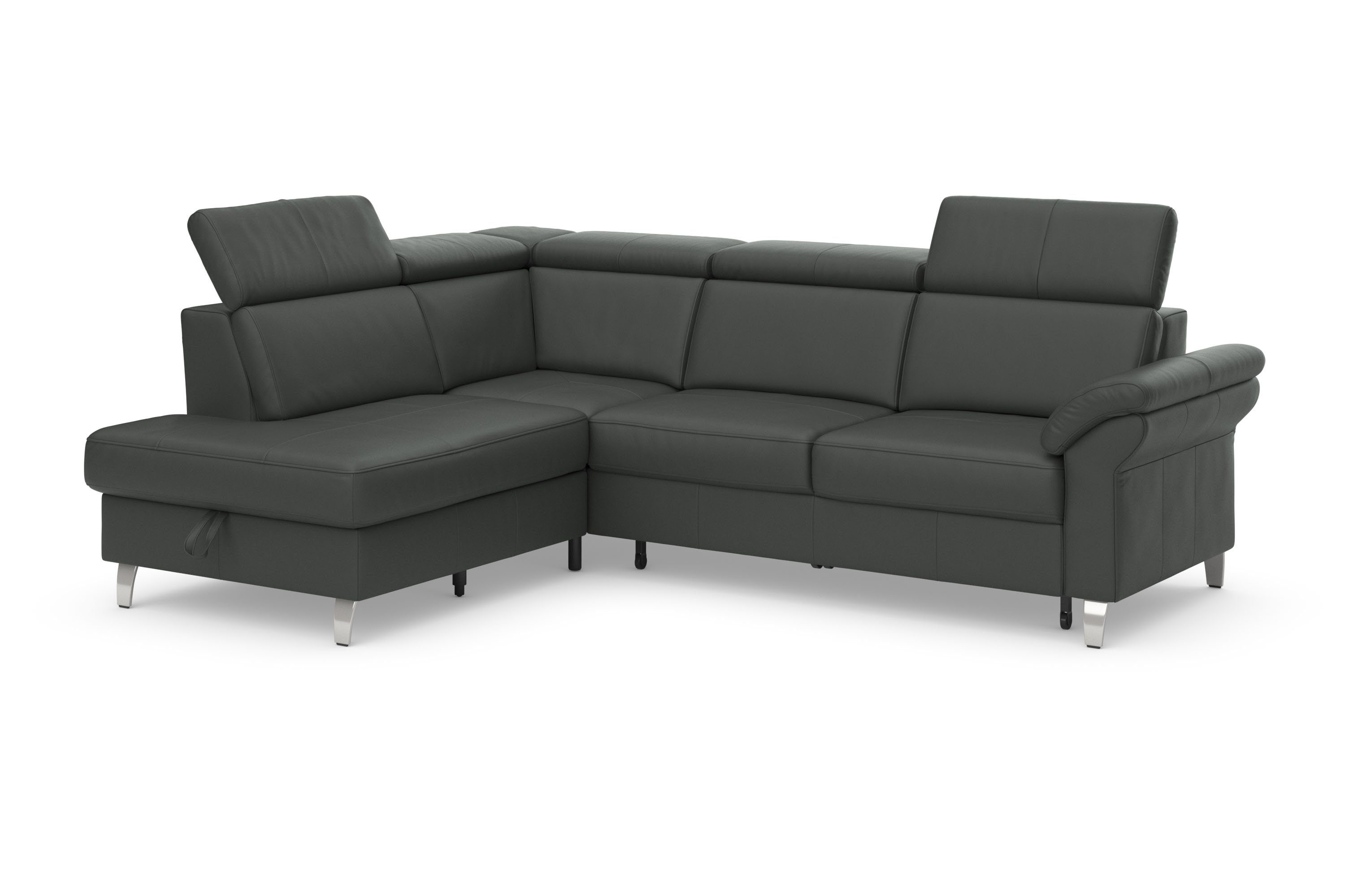 sit&more Hoekbank Arngast L-vorm met verstelbare hoofdsteun en binnenvering