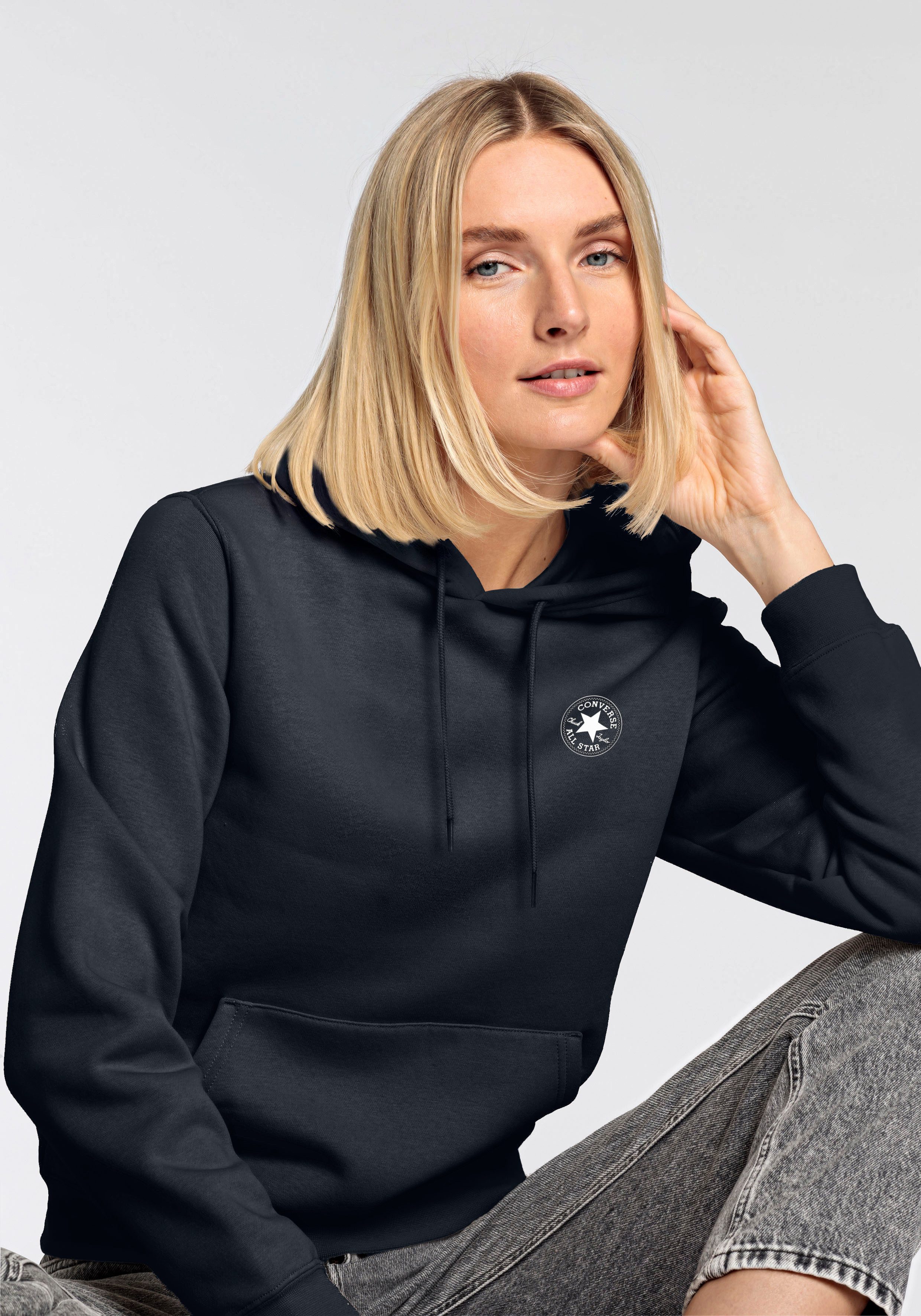 Converse Hoodie WOMEN'S POLAR FLEECE OVERSIZED HOODIE