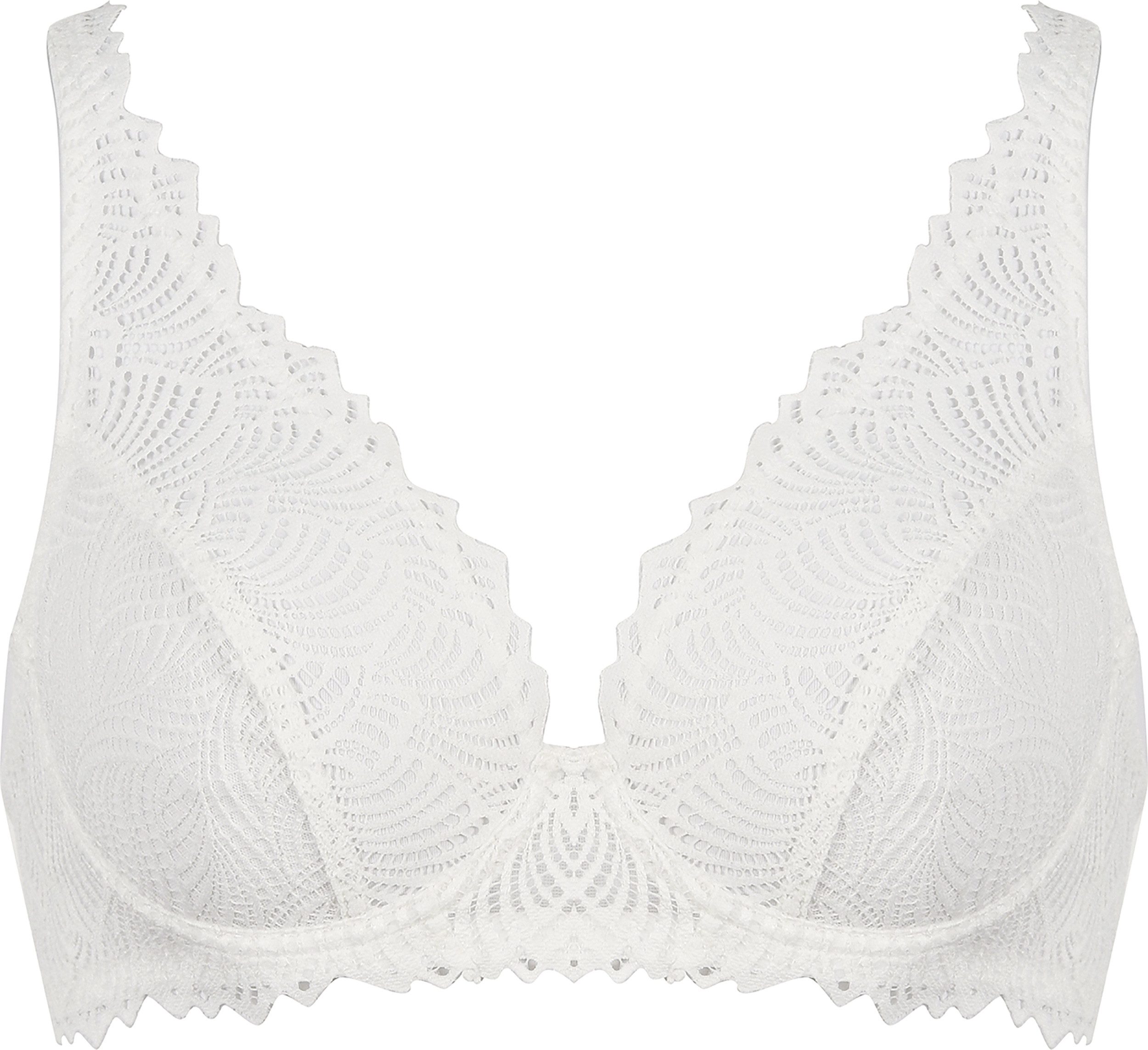 Naturana Beugel-bh met fijne borduur-look (1-delig) dames beugel bh's maat 85 D beige