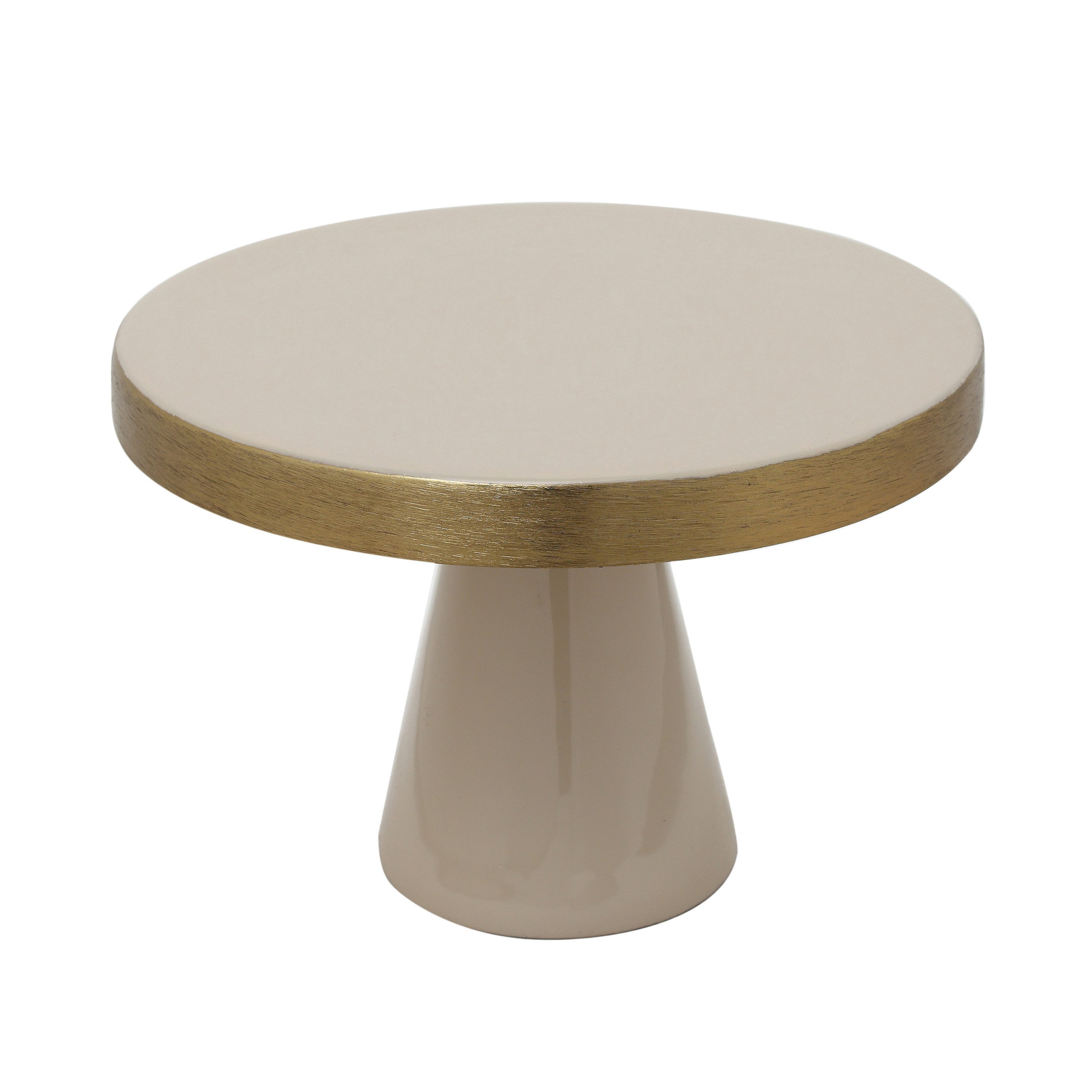 Kayoom Taartschaal Taartplateau Art Deco 2055 Handgemaakt, chique serveermogelijkheid, goudkleurige accenten