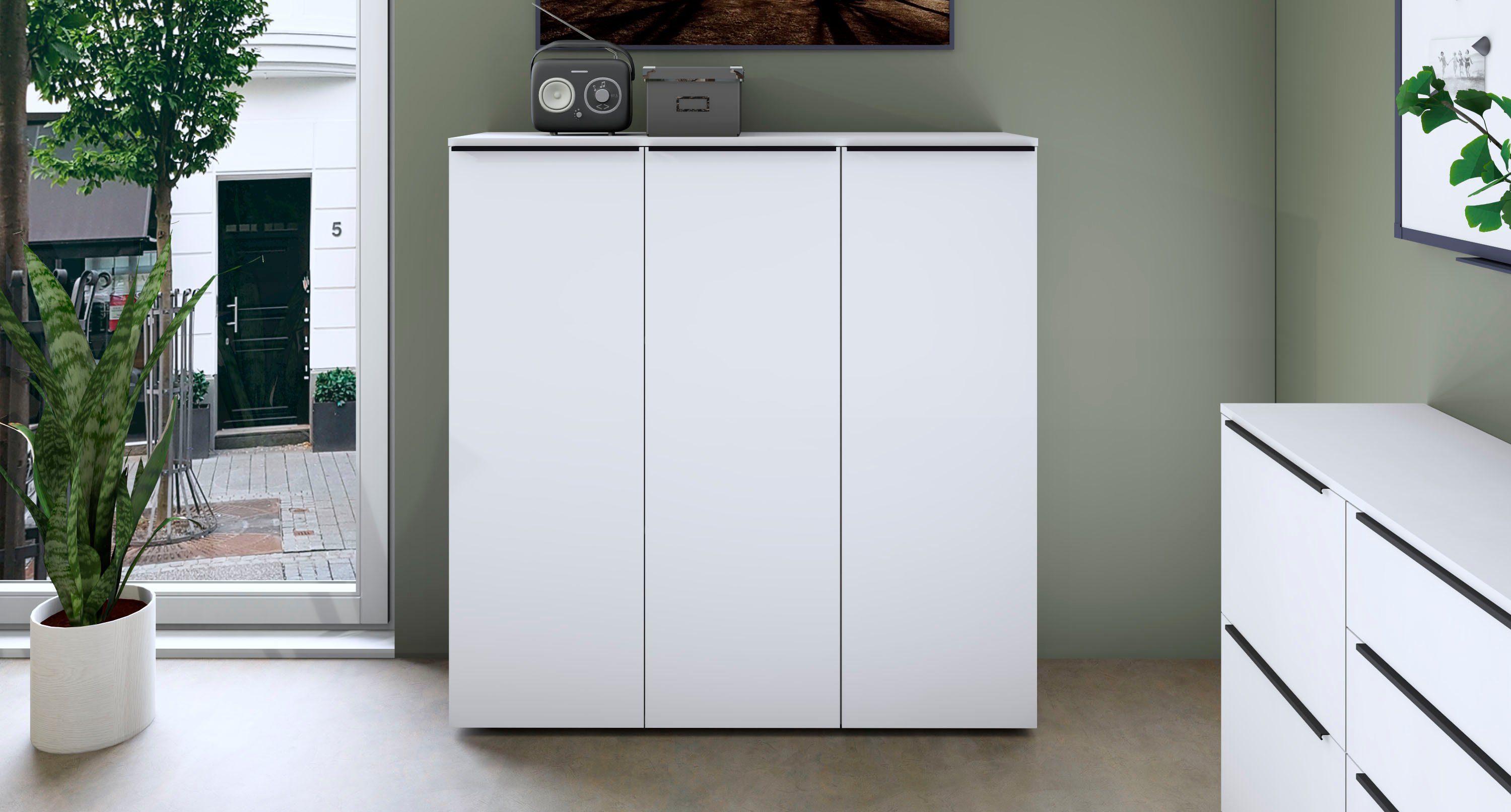 borchardt Möbel Archiefkast Tom Breedte 114 cm, multifunctionele kast