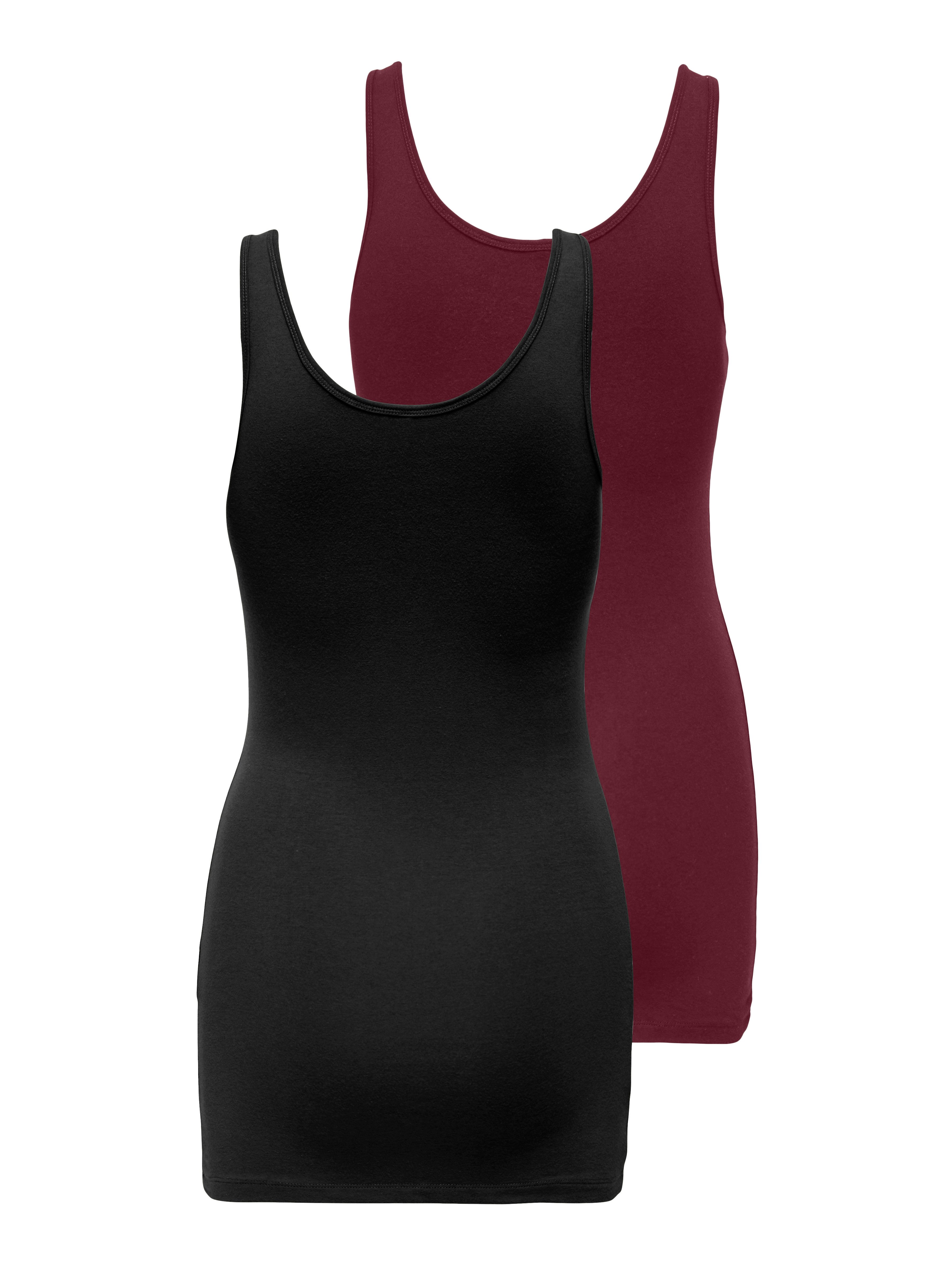 Only Tanktop ONLLIVE LOVE NEW LONG TT 2PACK NOOS (2-delig, Set van 2)