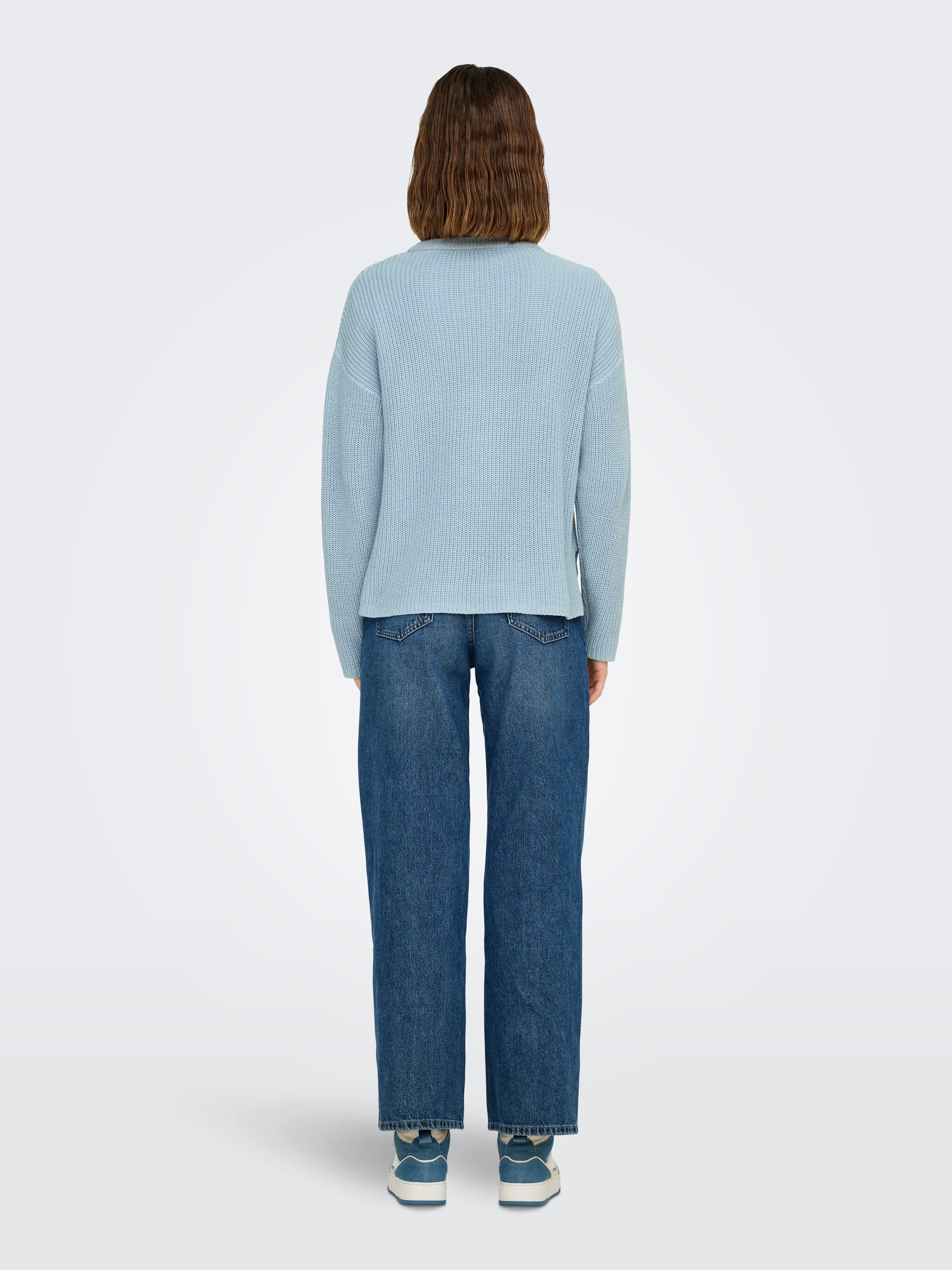 Only Trui met ronde hals ONLLUNA LS O-NECK PULLOVER KNT NCA
