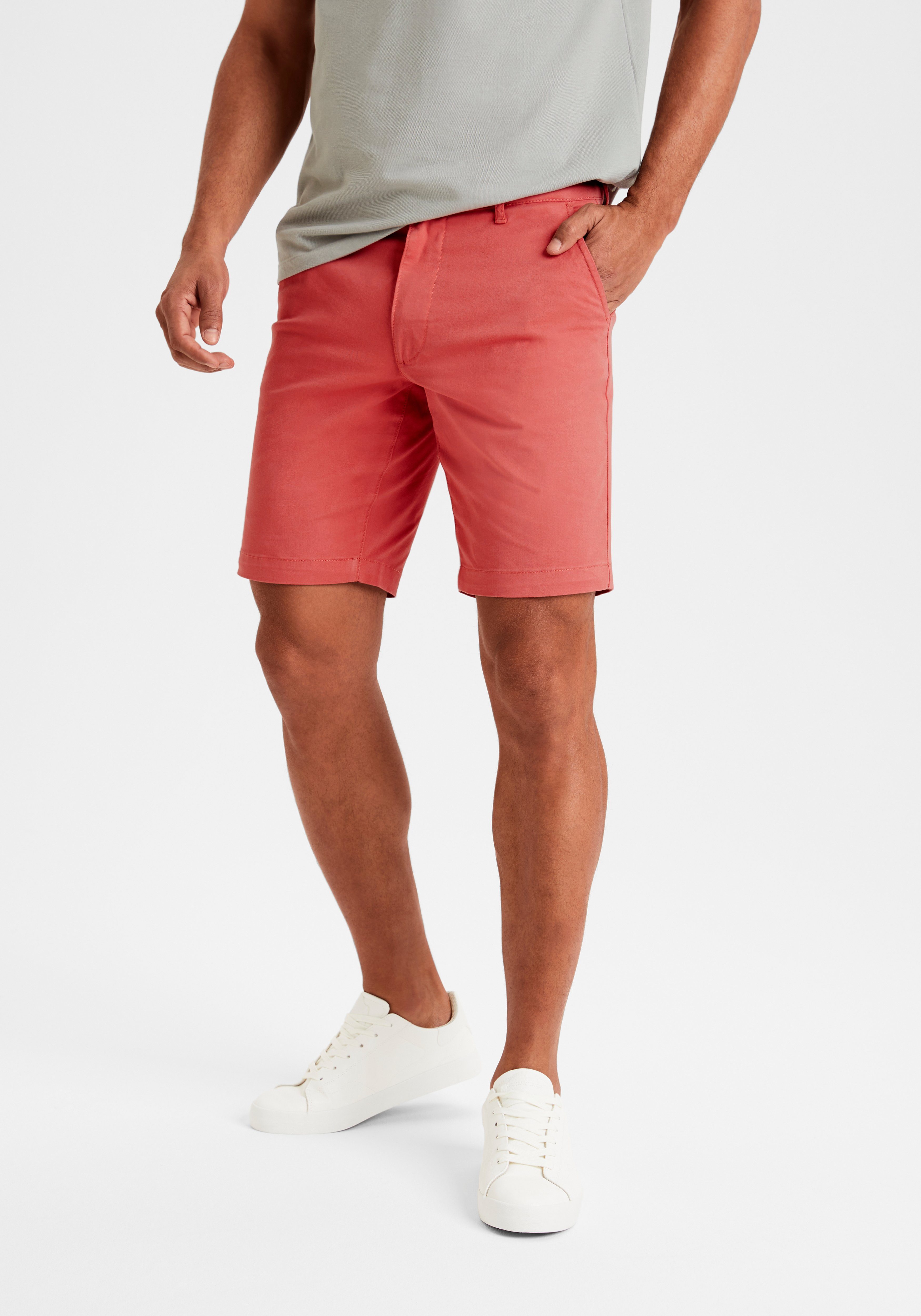 H.I.S Chino-short Regular fit Shorts van elastische katoenkwaliteit