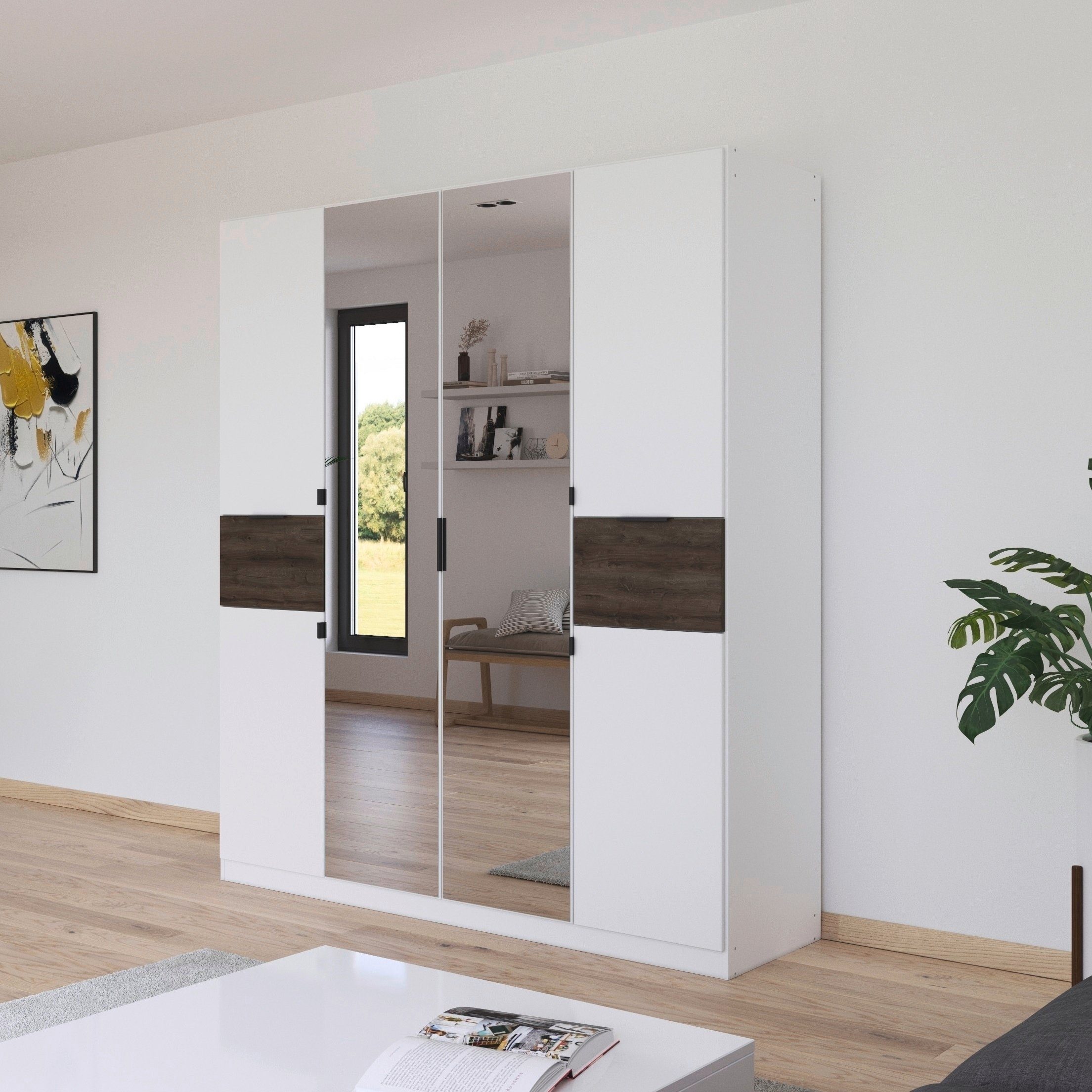 rauch Draaideurkast Kledingkast kast garderobe waskast TICAO met 2 ruime lades, veel opbergruimte made in germany