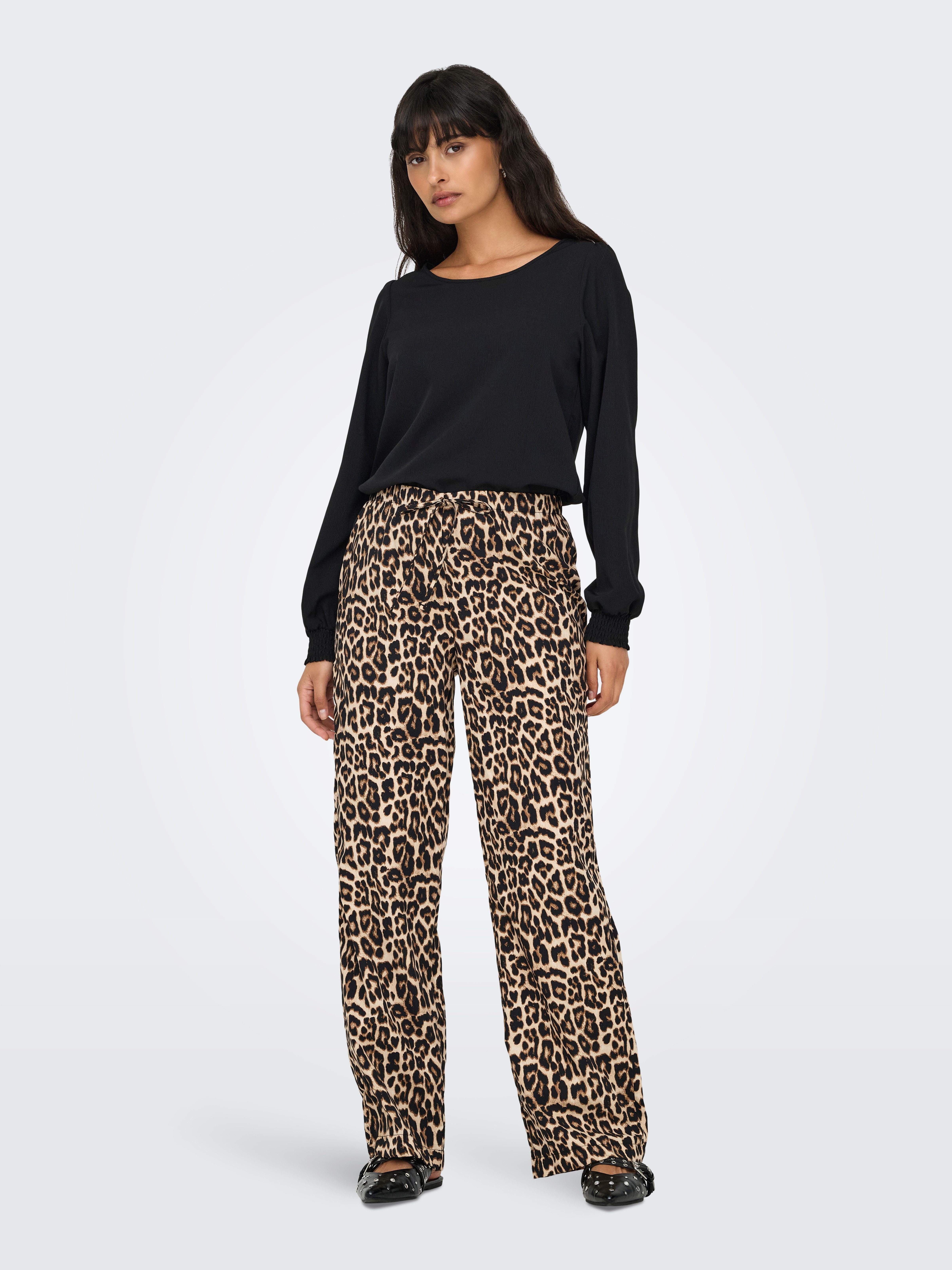 Only Comfortbroek ONLCLARA PULLUP PANT WVN OS