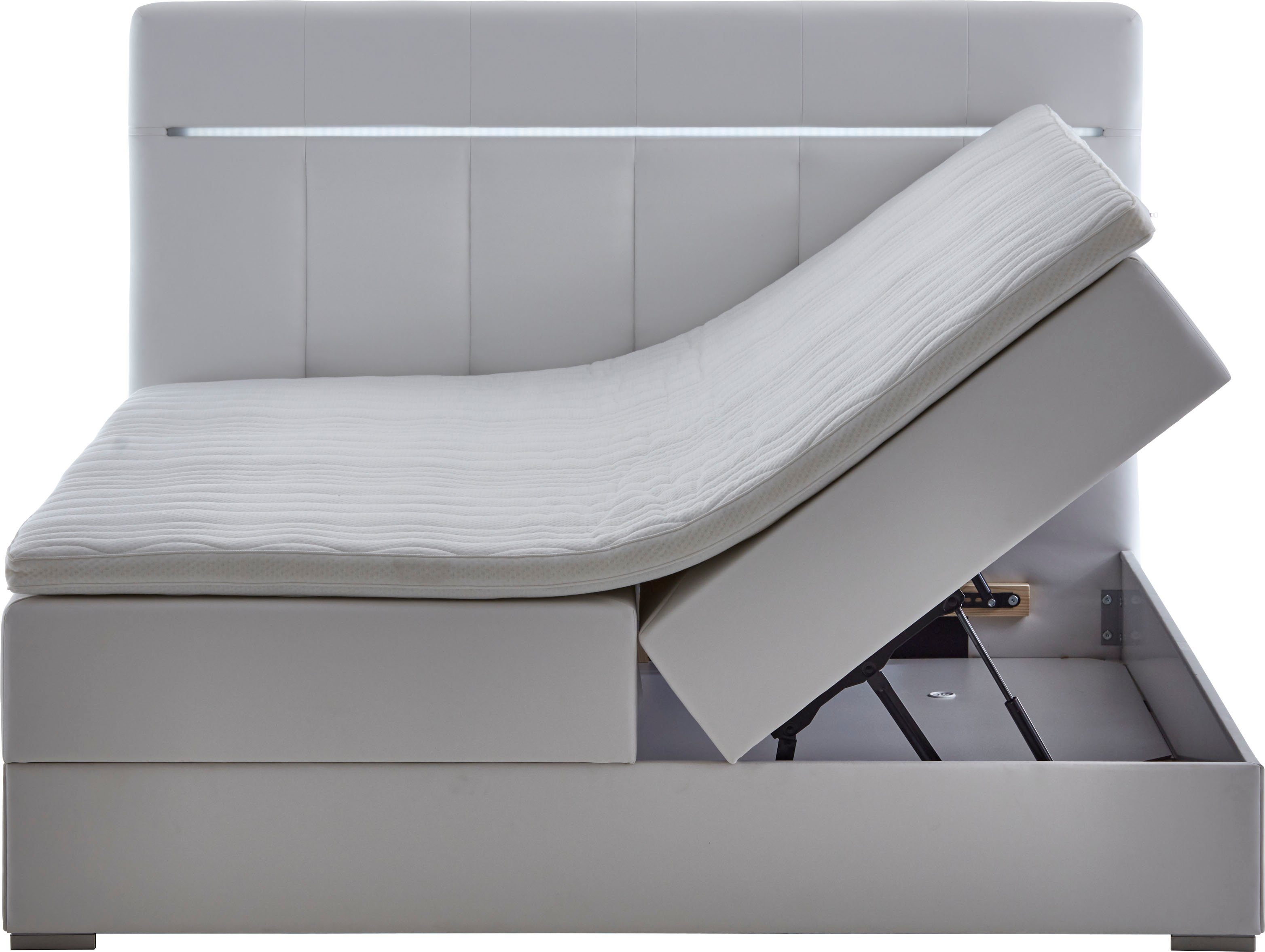 ATLANTIC home collection Boxspring TESSA met ledverlichting en bedkist