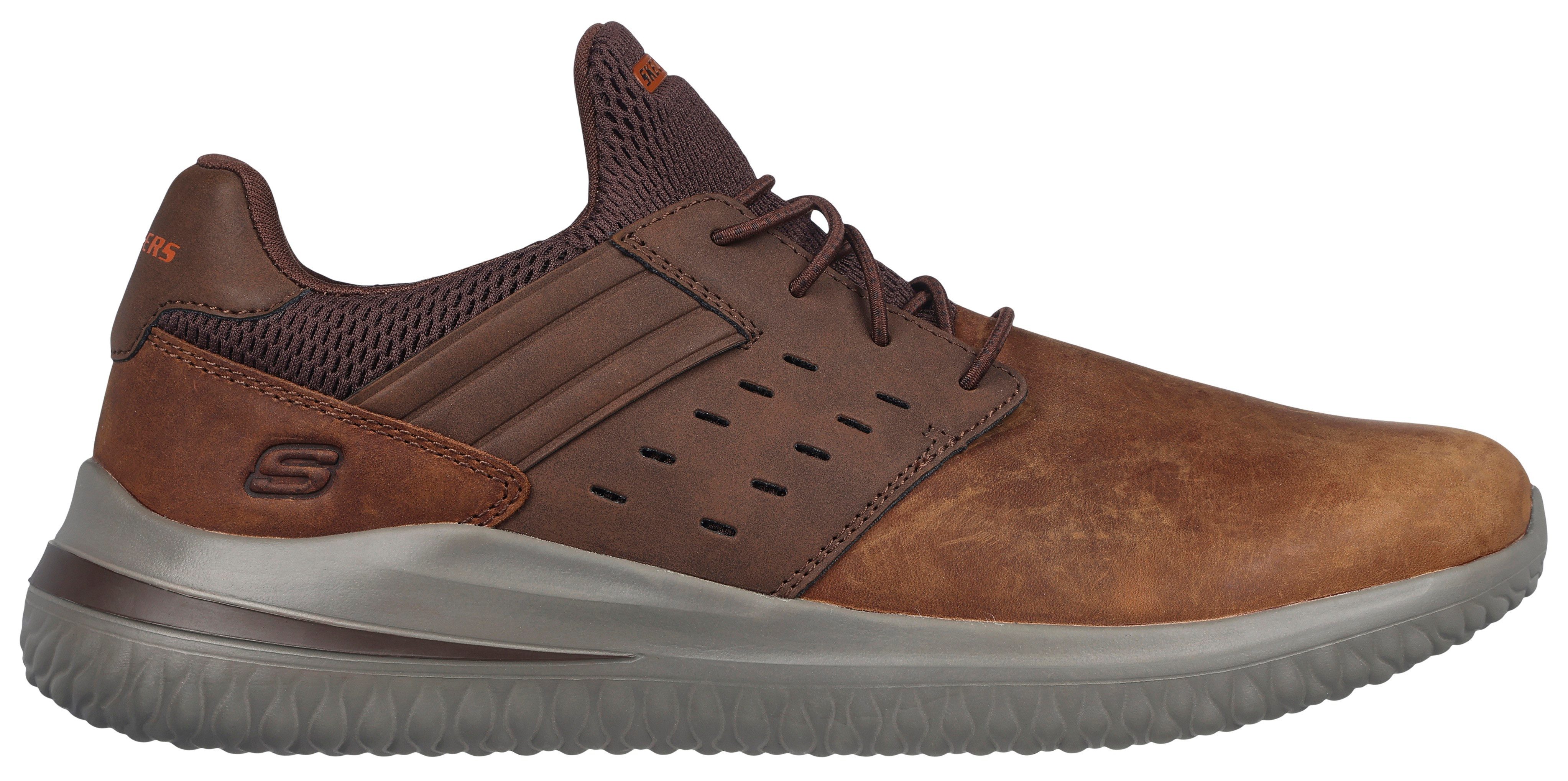 Skechers Slip-on sneakers DELSON 3.0 sneakers, vrijetijdsschoen, slippers met goga mat®-voetboogsteun