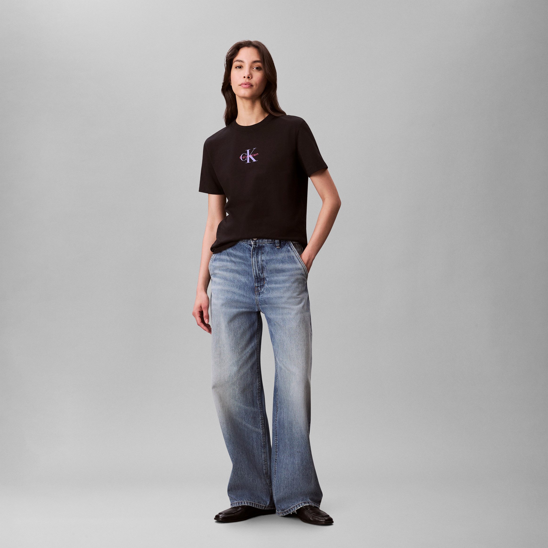 Calvin Klein Shirt met korte mouwen SS 20s CLASSIC LOGO TEE