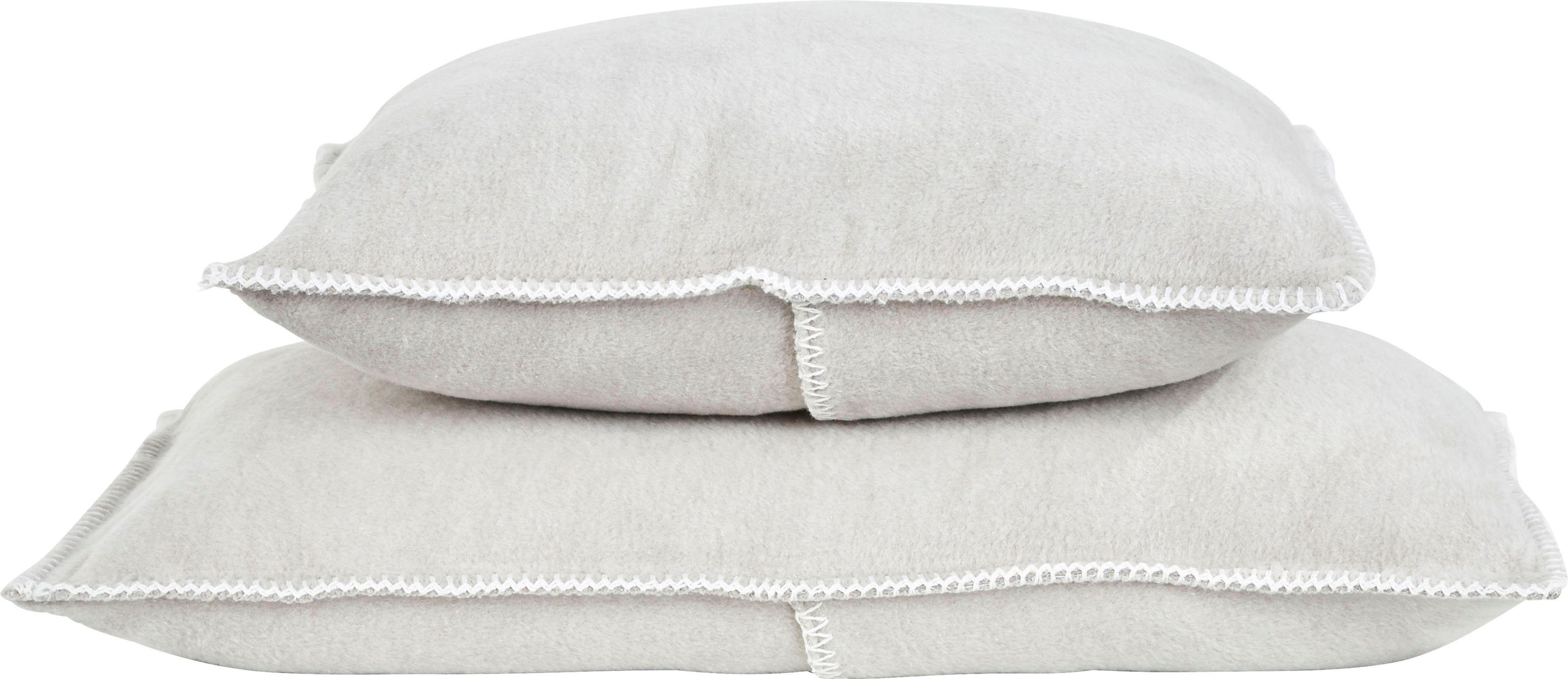 done.® Sierkussen COZY unikleur, hotelsluiting, kussenovertrek zonder vulling(1 stuk)