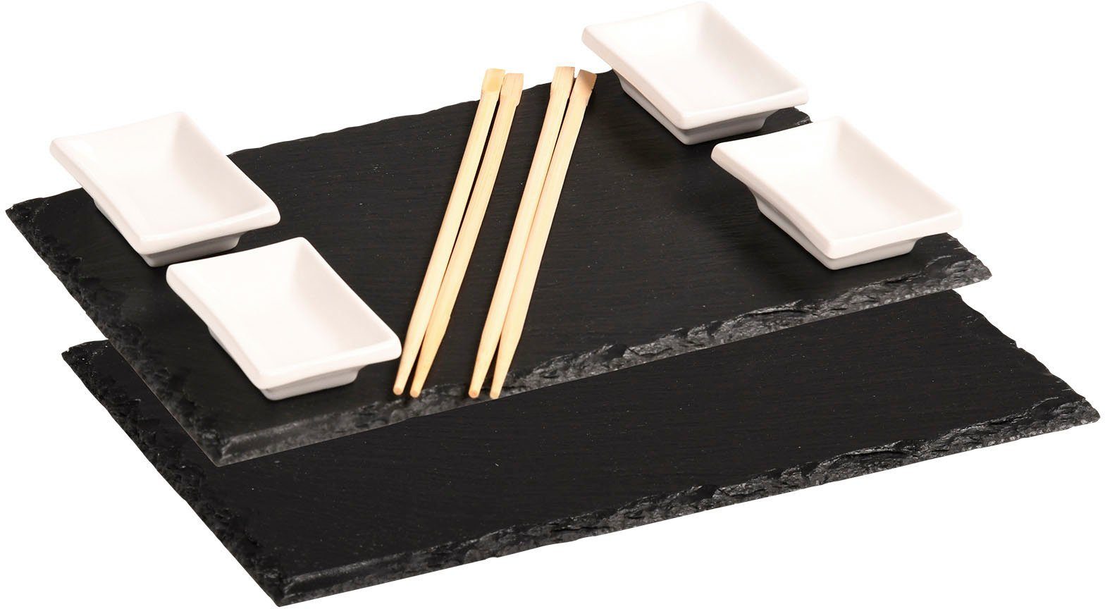 KESPER for kitchen & home Serveerblad (Sushi-set) met toebehoren (set, 8-delig)