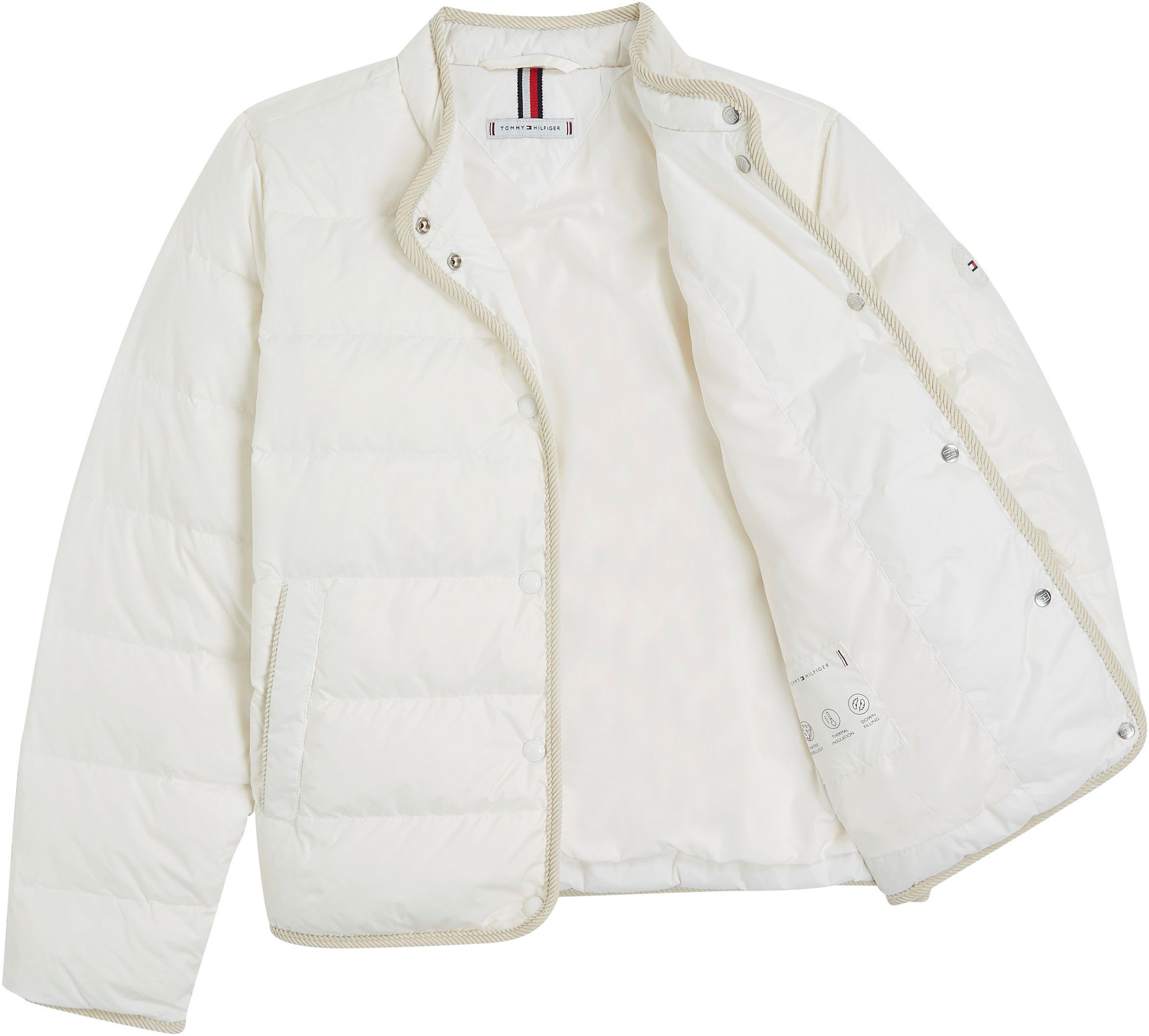 Tommy Hilfiger Gewatteerde jas LW DOWN COLLARLESS JACKET