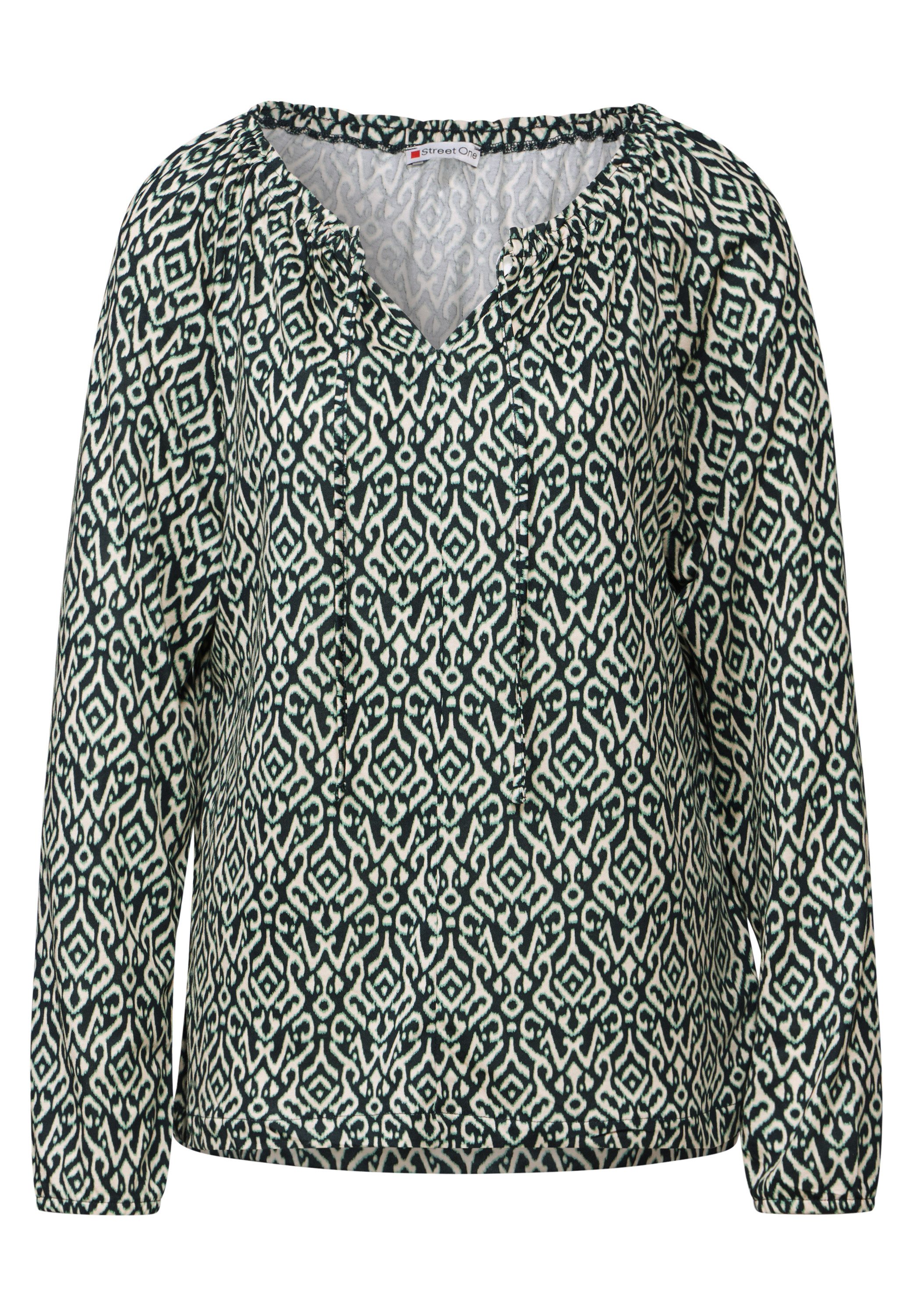 STREET ONE Shirt met lange mouwen met print all-over