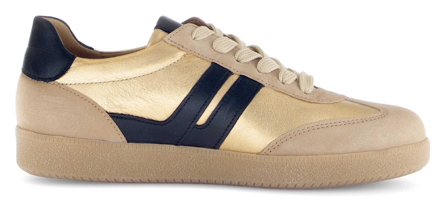 Gabor Plateausneakers , vrijetijdsschoen, halfschoen, veterschoen met gepolsterde schacht