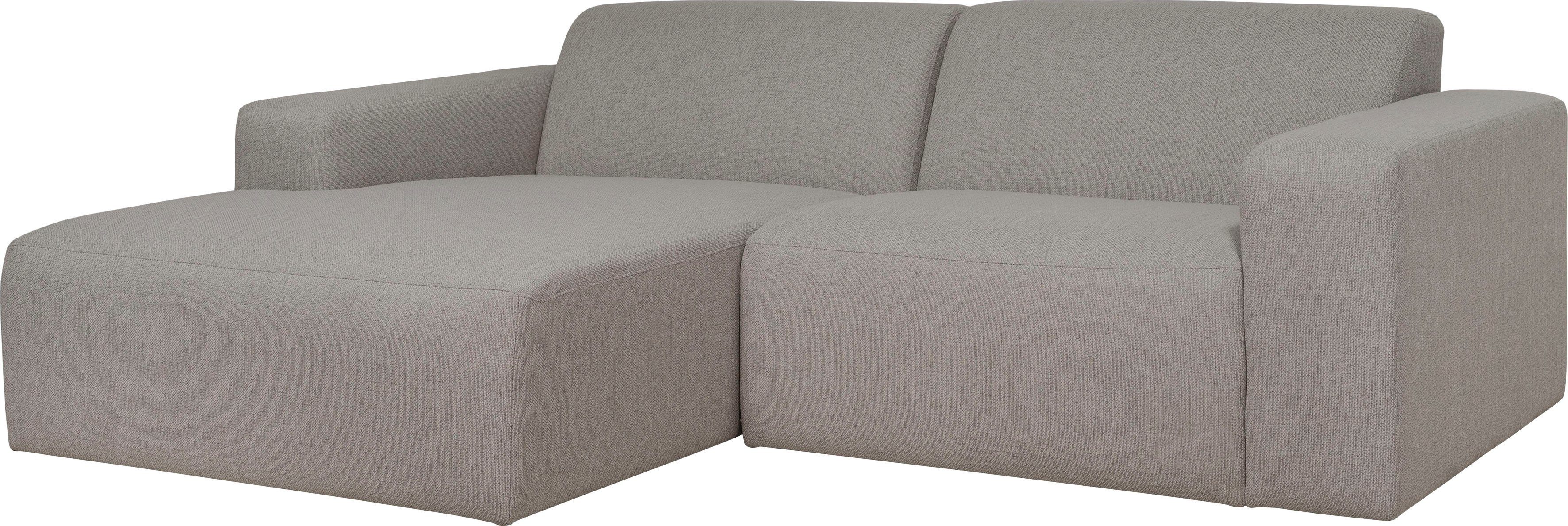 INOSIGN Hoekbank Koa, 228 cm, L-vorm, modulair bankstel, webstof, cord