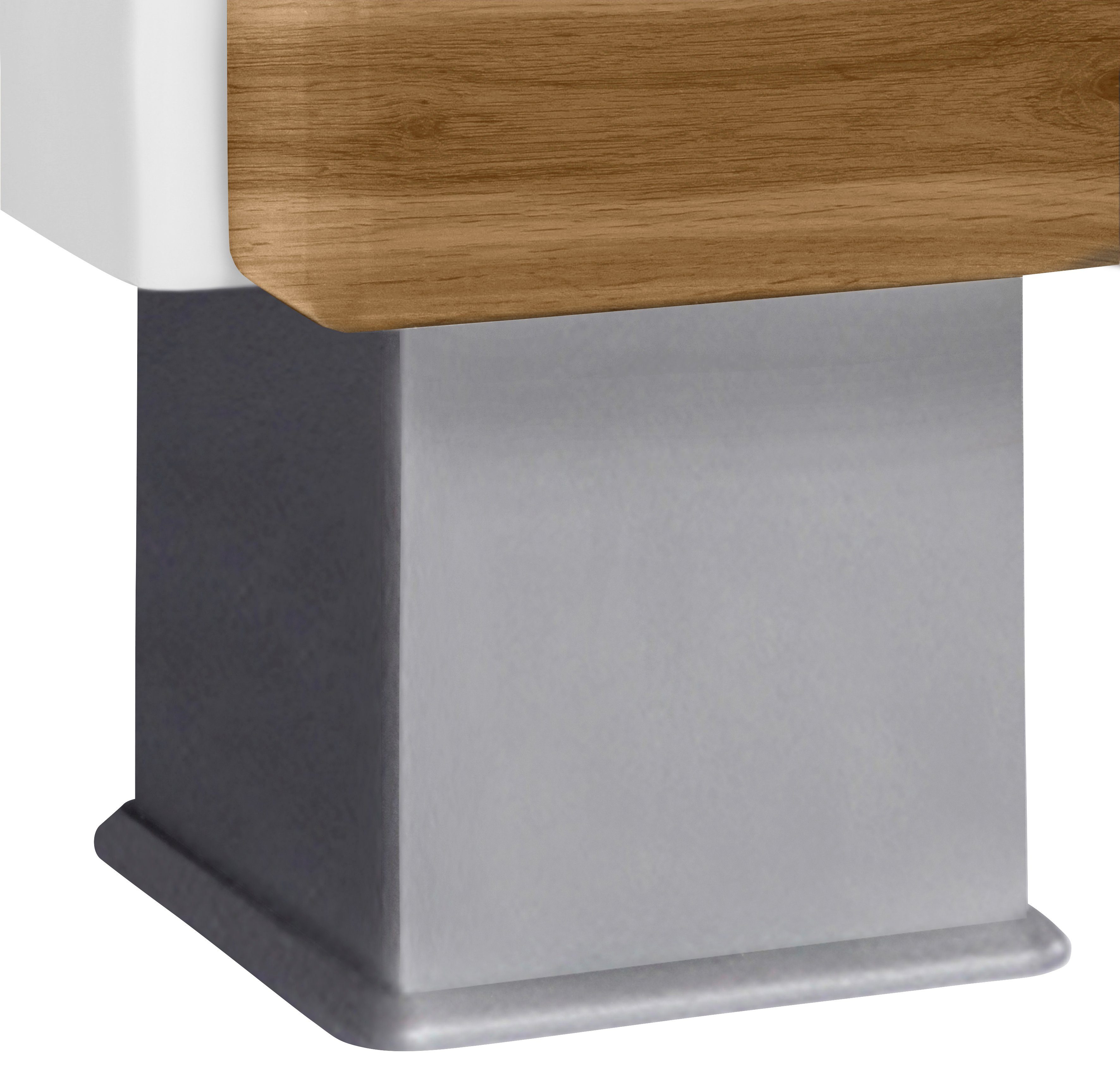 welltime Wastafelonderkast Trento, in verschillende designs en kleuren Badkamermeubel onderkast breedte 80 cm, met veel bergruimte, badkamerkast wastafelonderkast