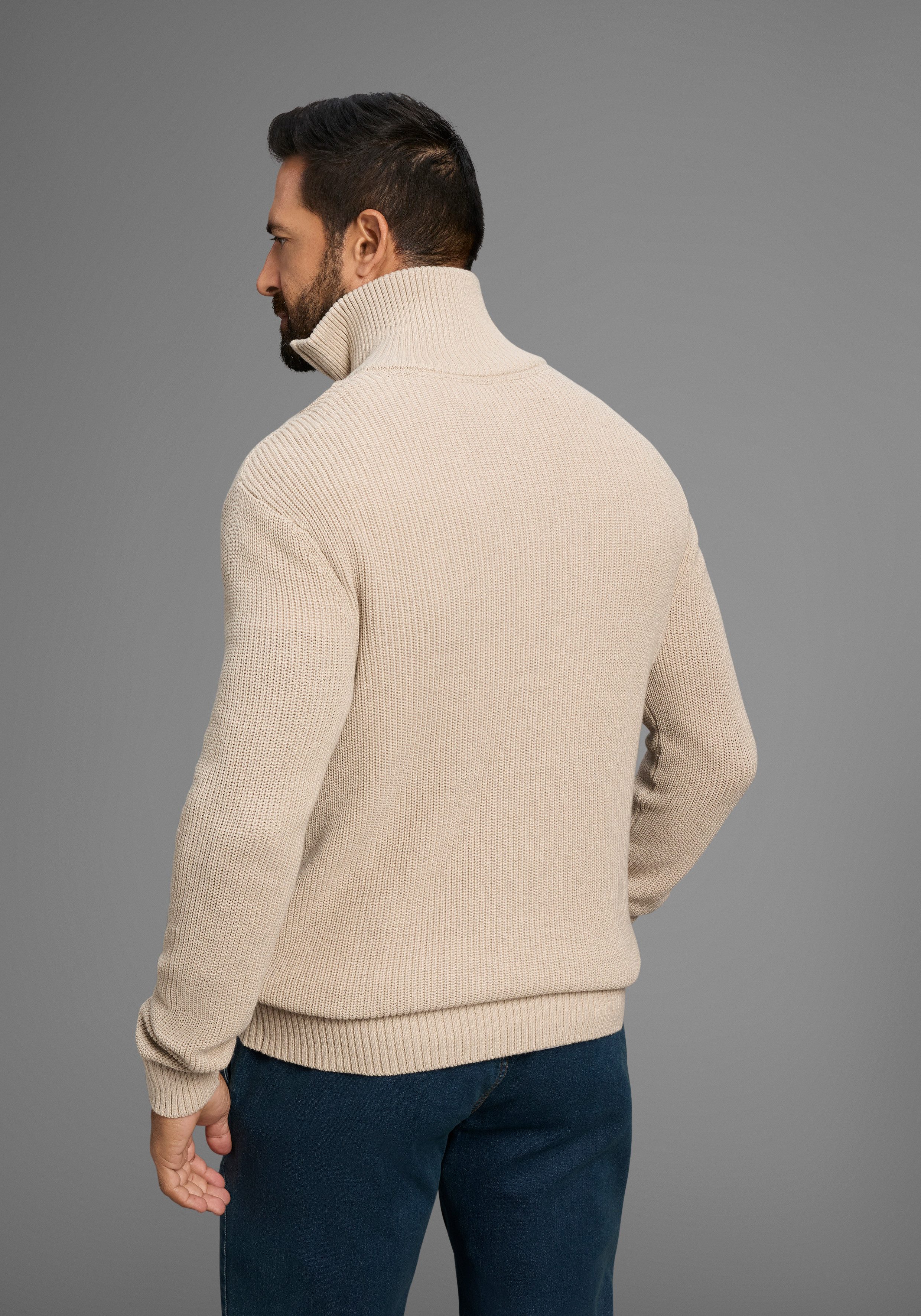 H.I.S Schipperstrui Nieuwe collectie! Highlight ribbel-look!